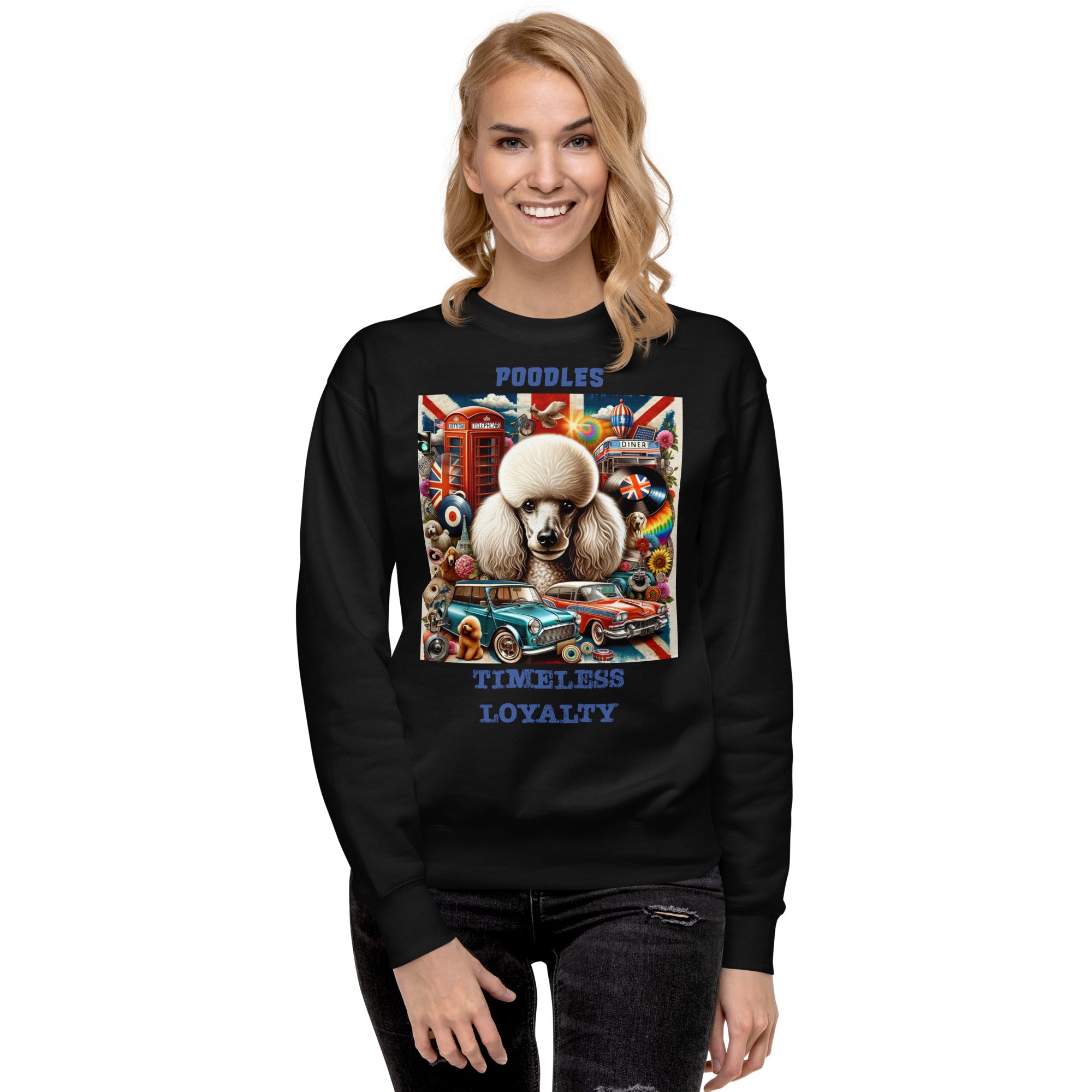 Poodle Unisex Premium Sweatshirt