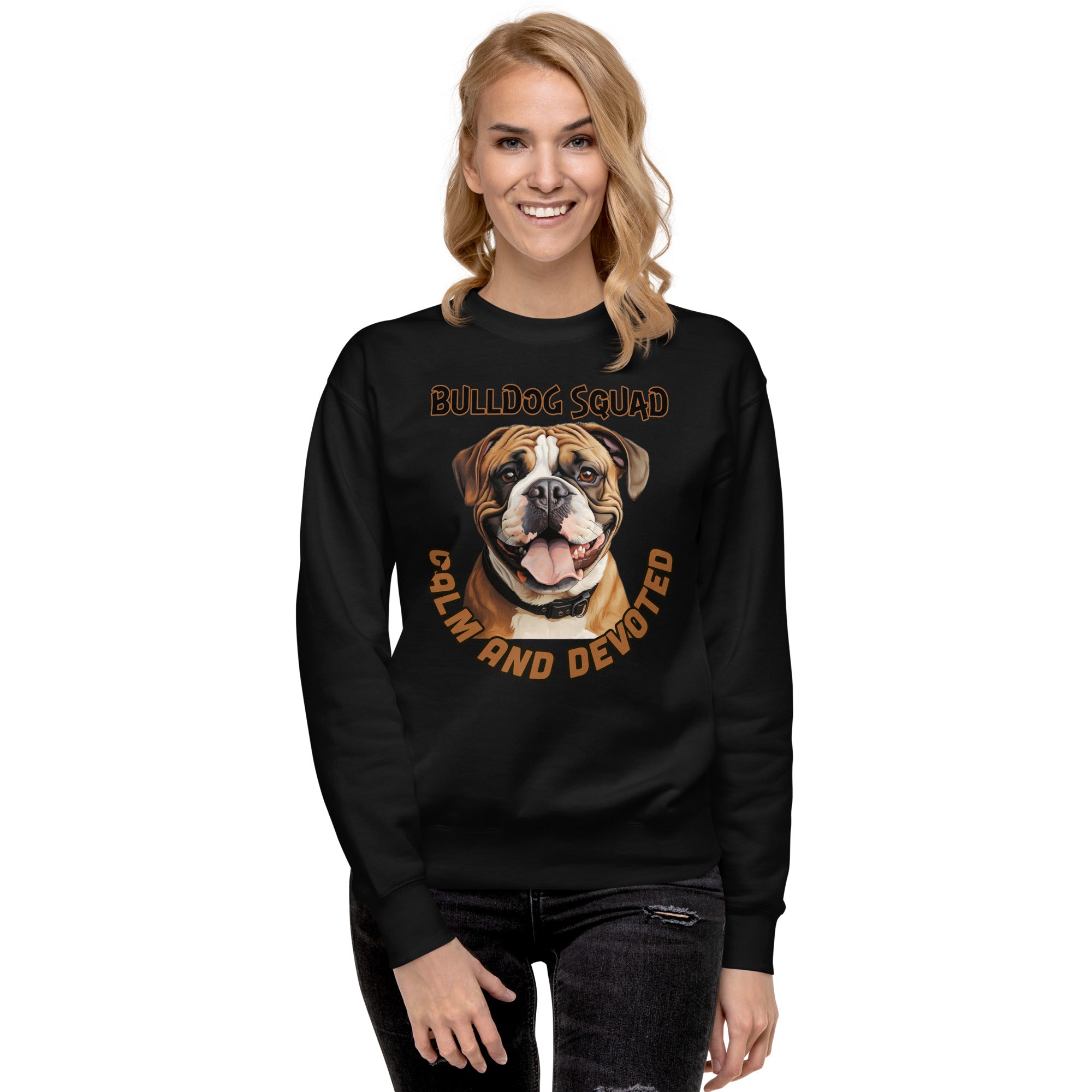 English Bulldog Unisex Premium Sweatshirt