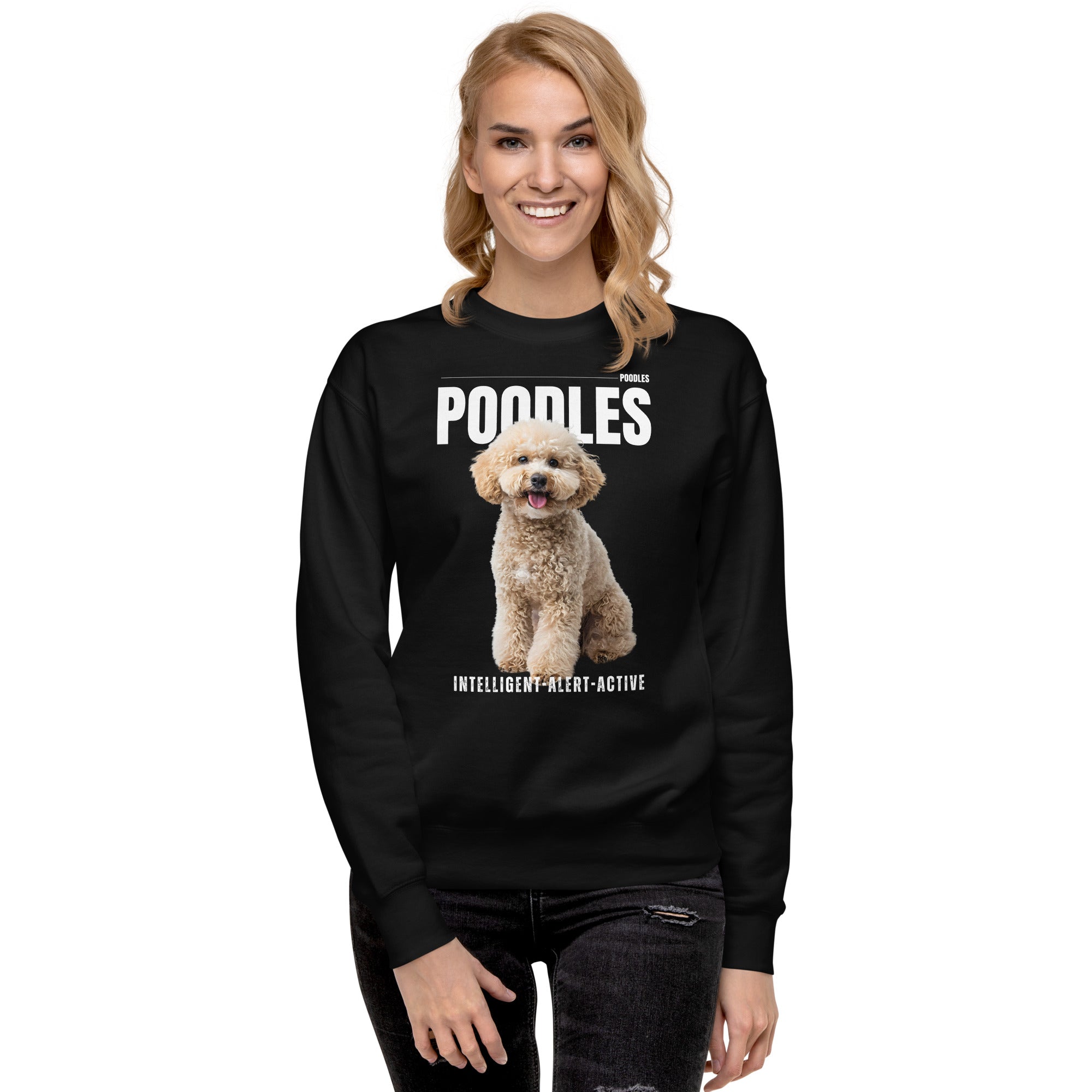 Poodle Unisex Premium Sweatshirt