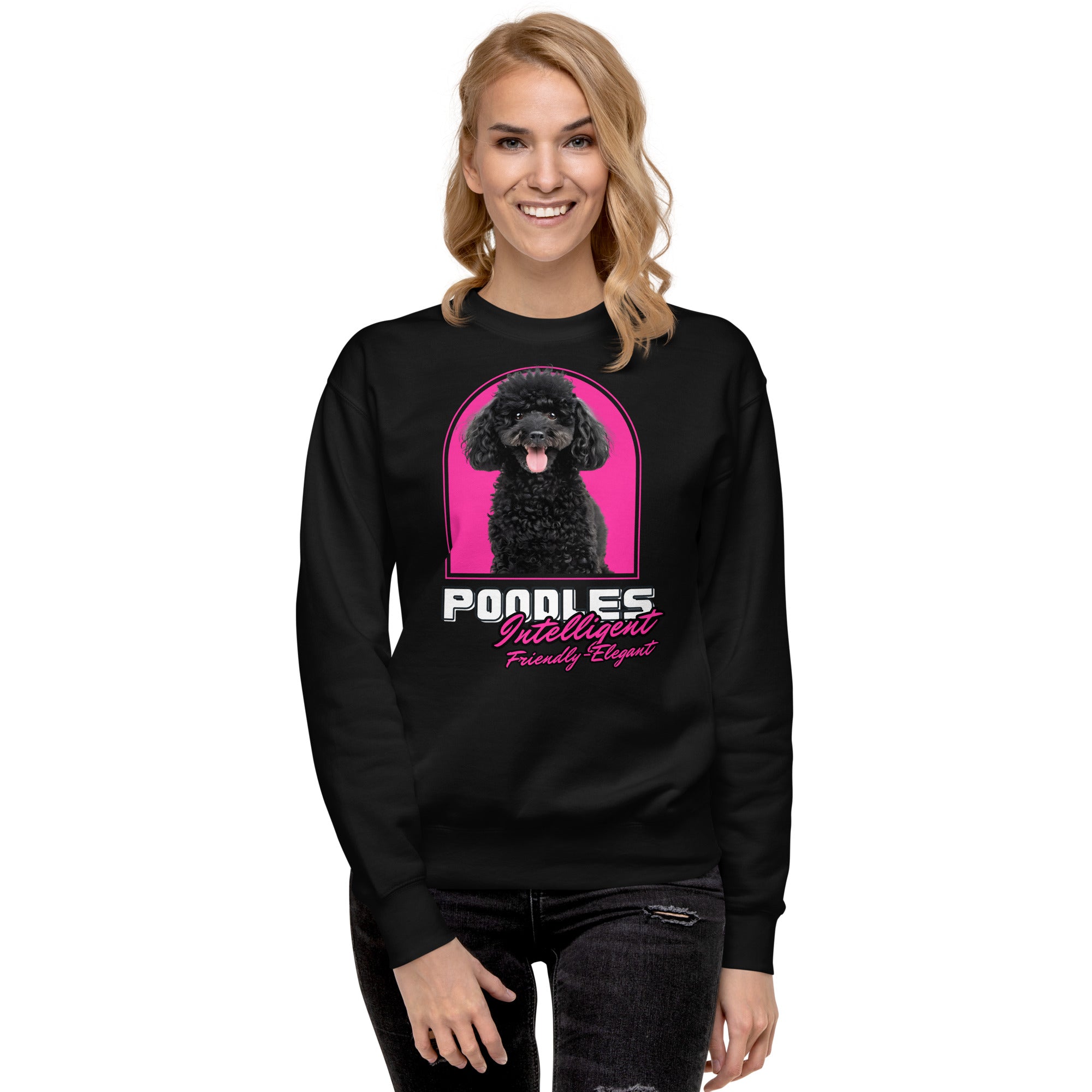 Poodle Unisex Premium Sweatshirt