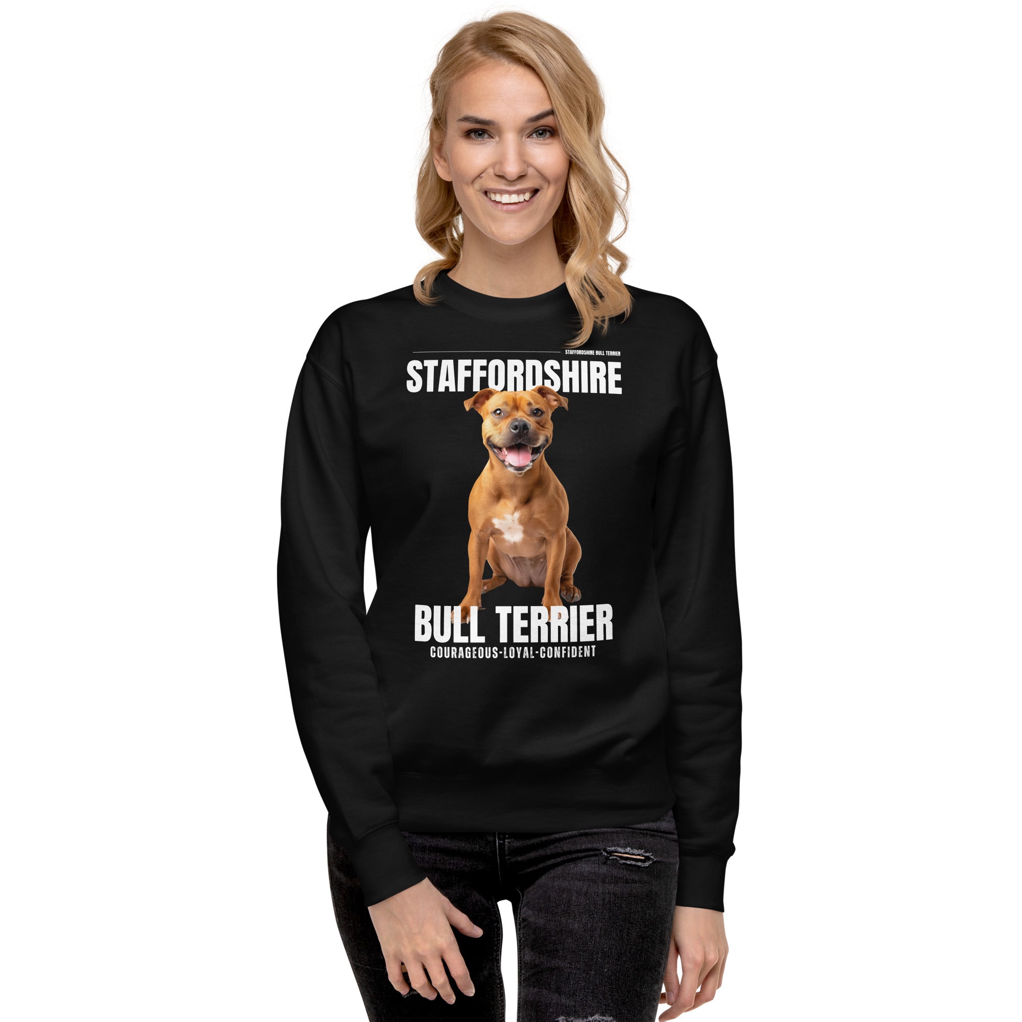 Staffordshire Bull Terrier Unisex Premium Sweatshirt