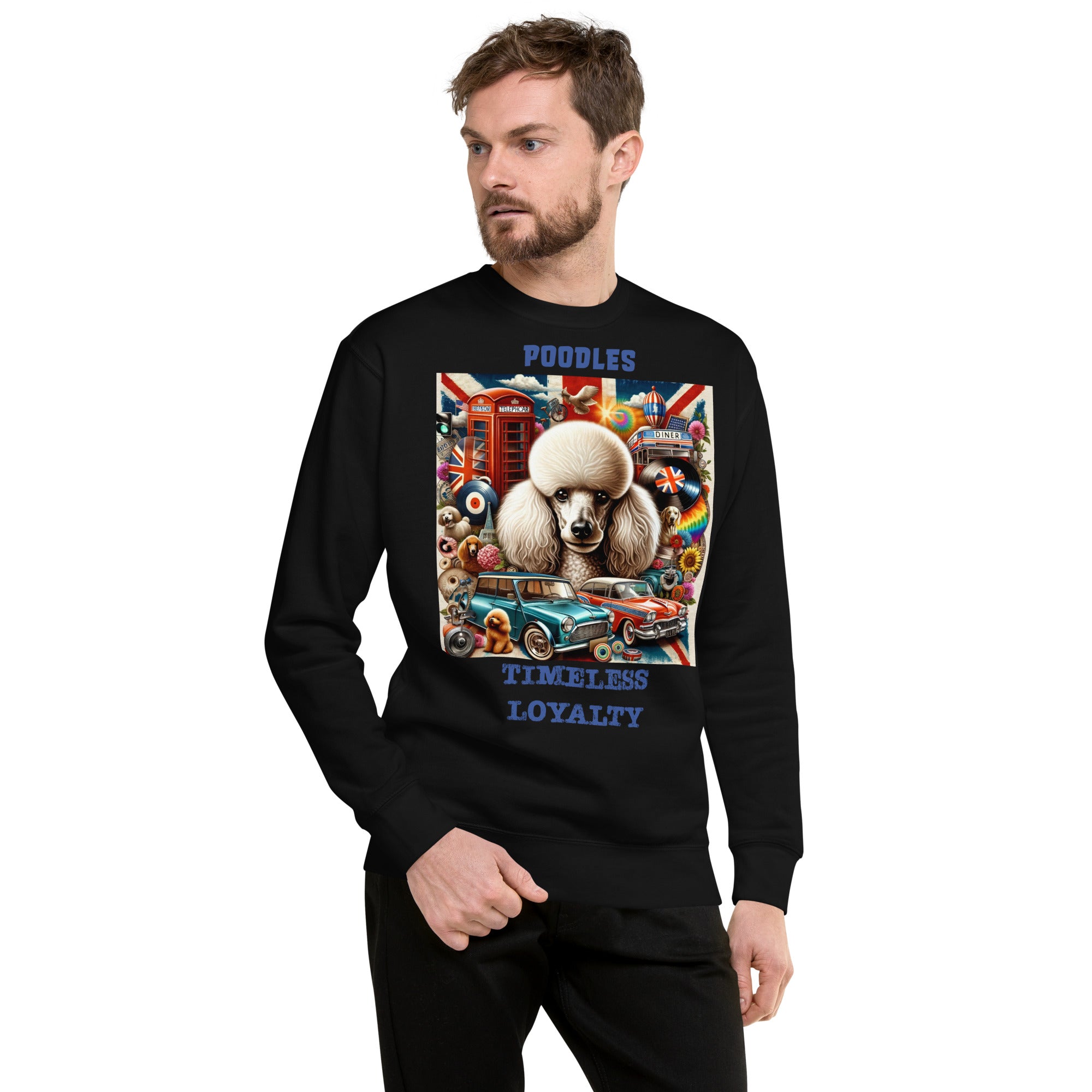 Poodle Unisex Premium Sweatshirt