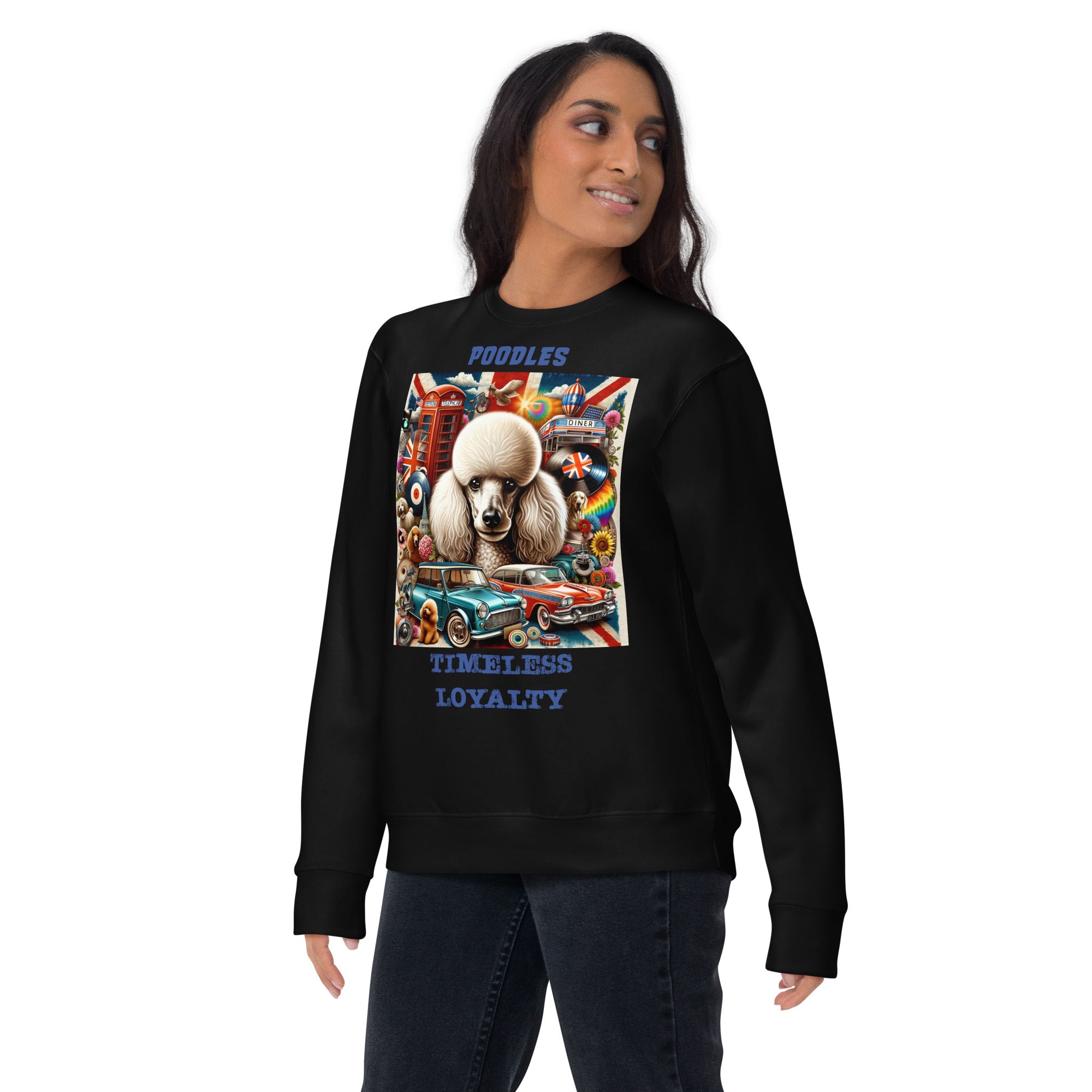 Poodle Unisex Premium Sweatshirt