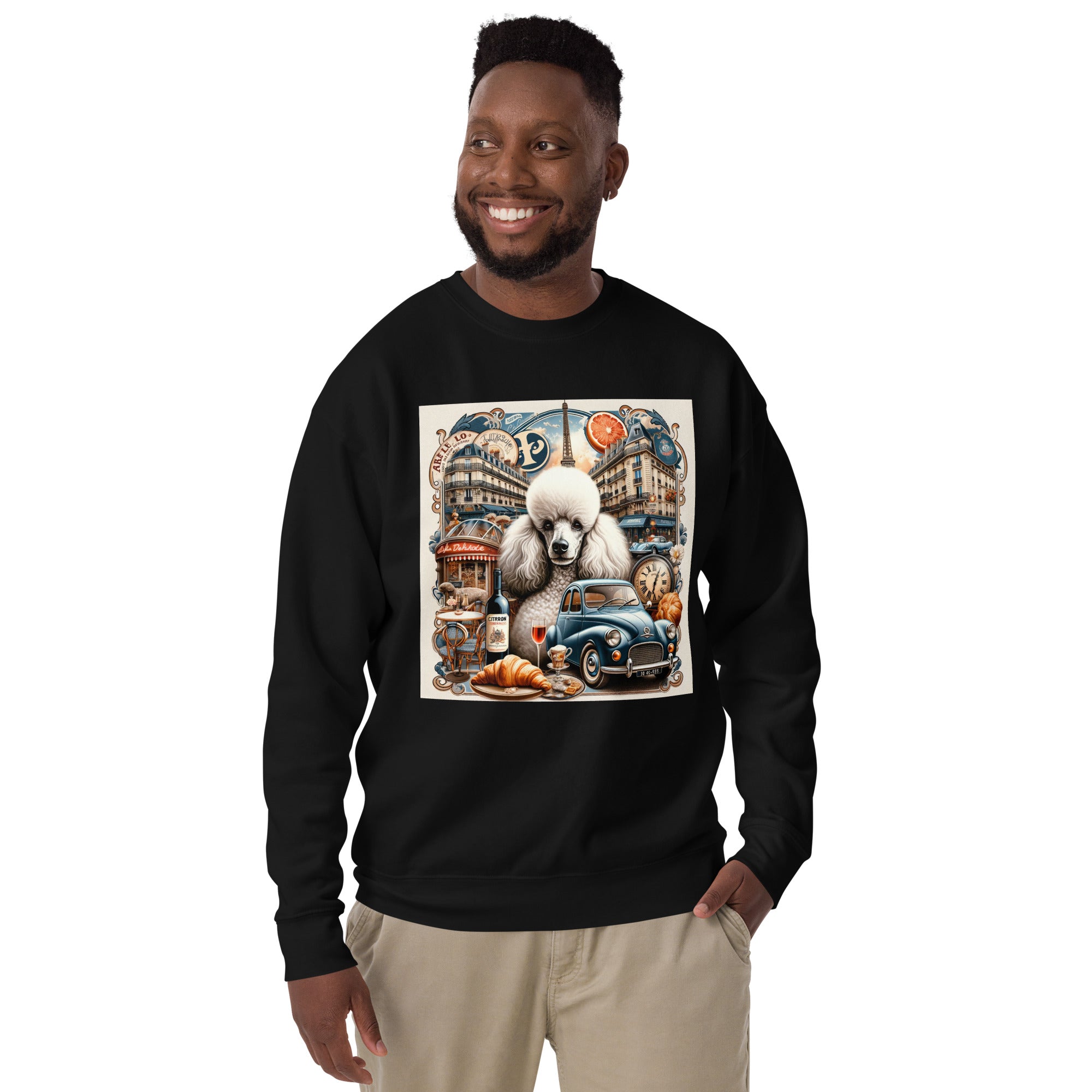 Poodle Unisex Premium Sweatshirt