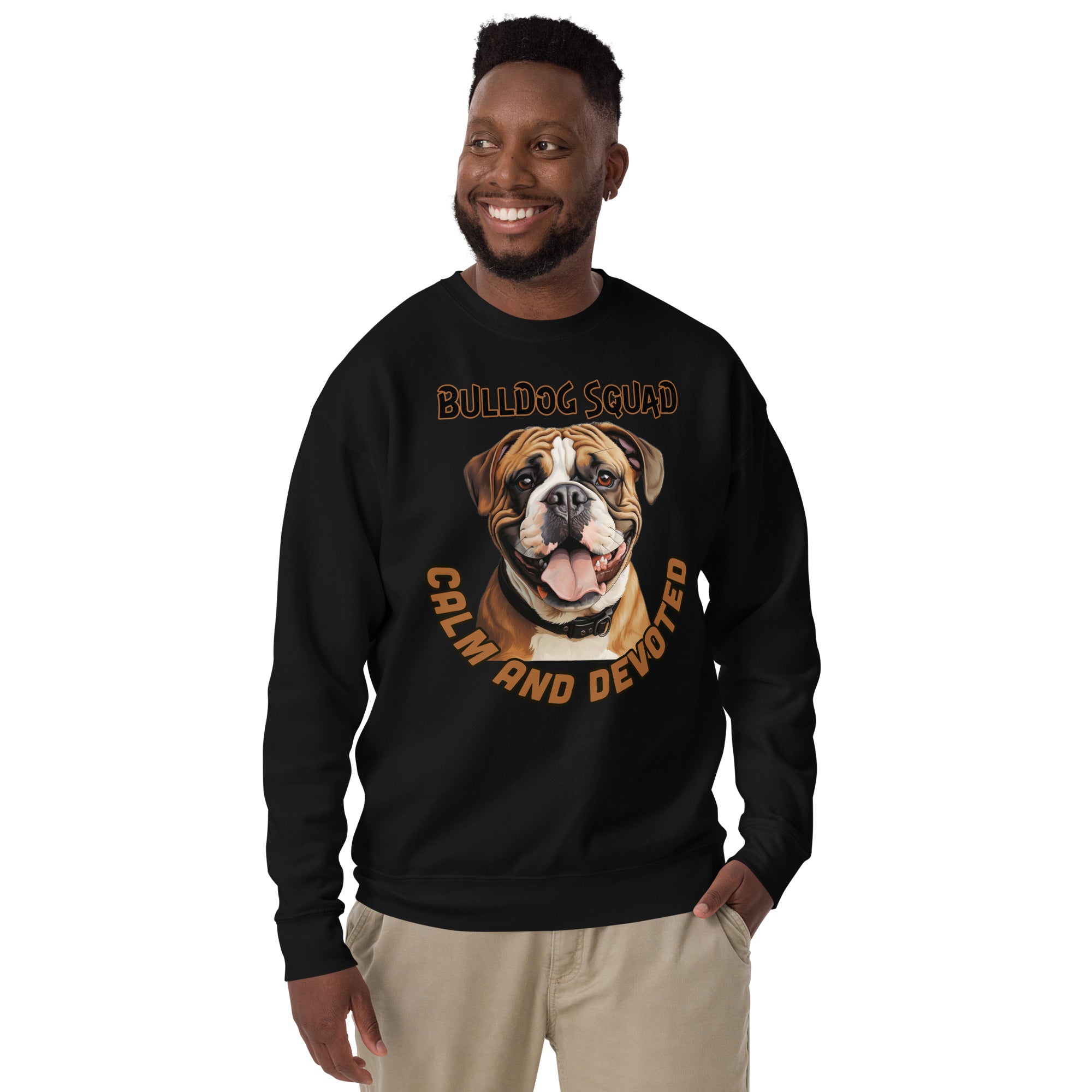 English Bulldog Unisex Premium Sweatshirt