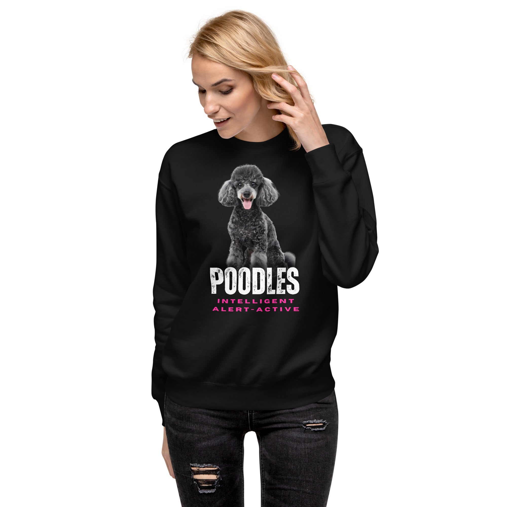 Poodle Unisex Premium Sweatshirt