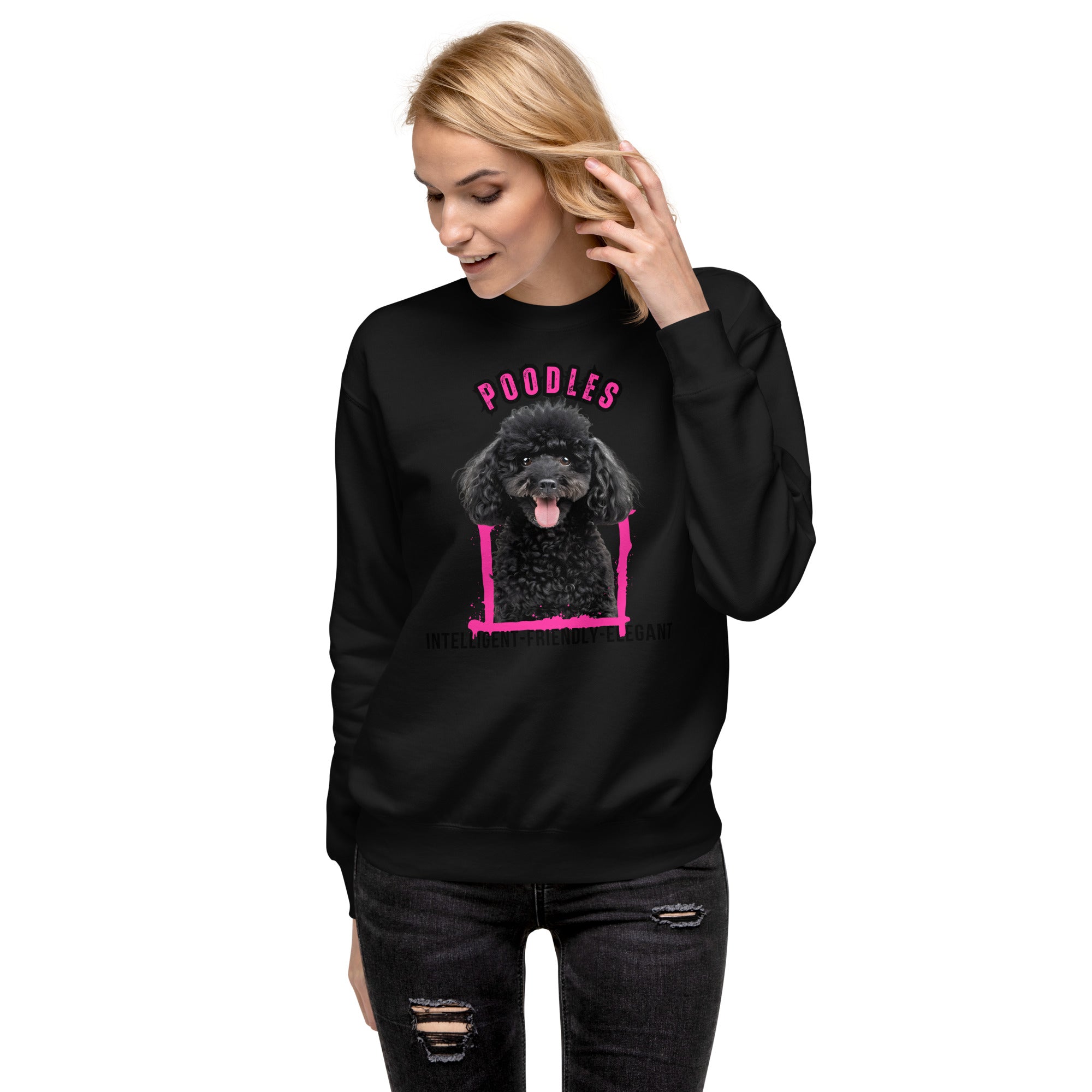 Poodle Unisex Premium Sweatshirt