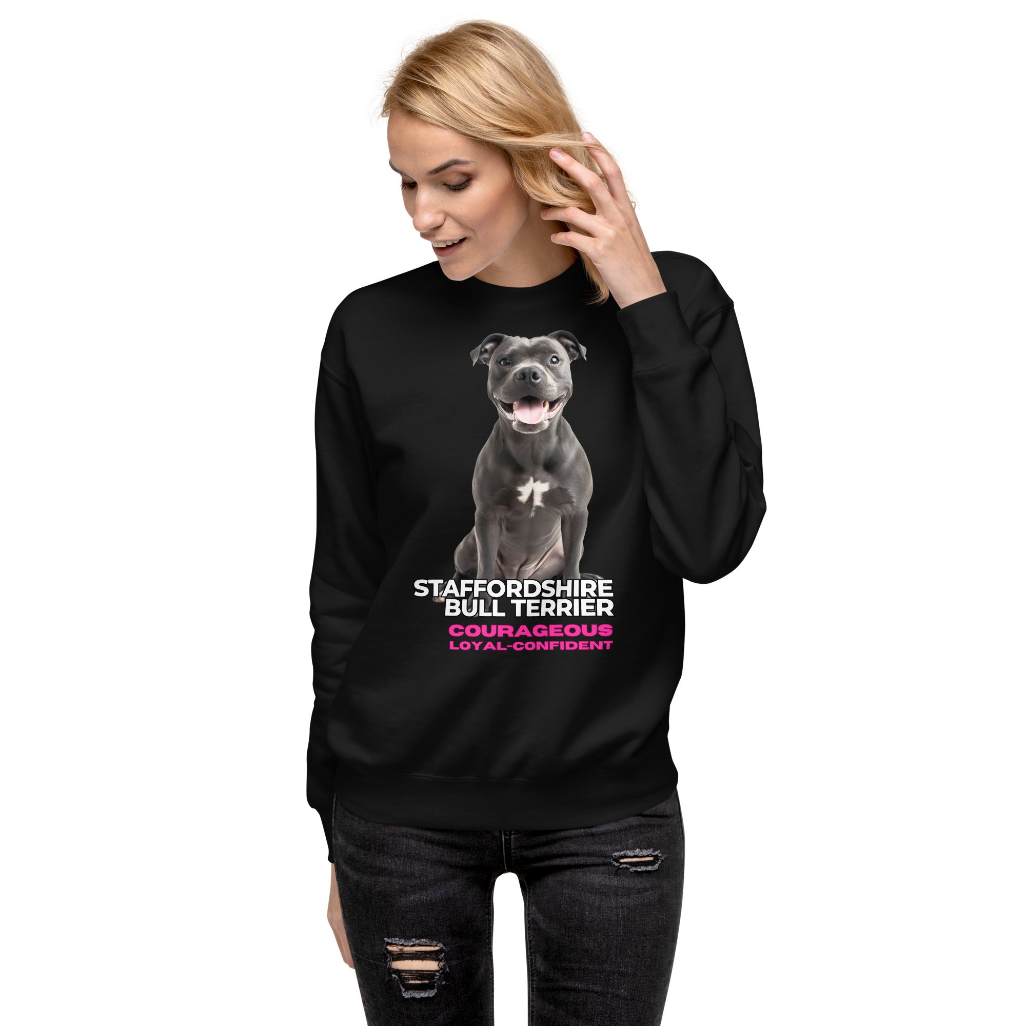 Staffordshire Bull Terrier Unisex Premium Sweatshirt