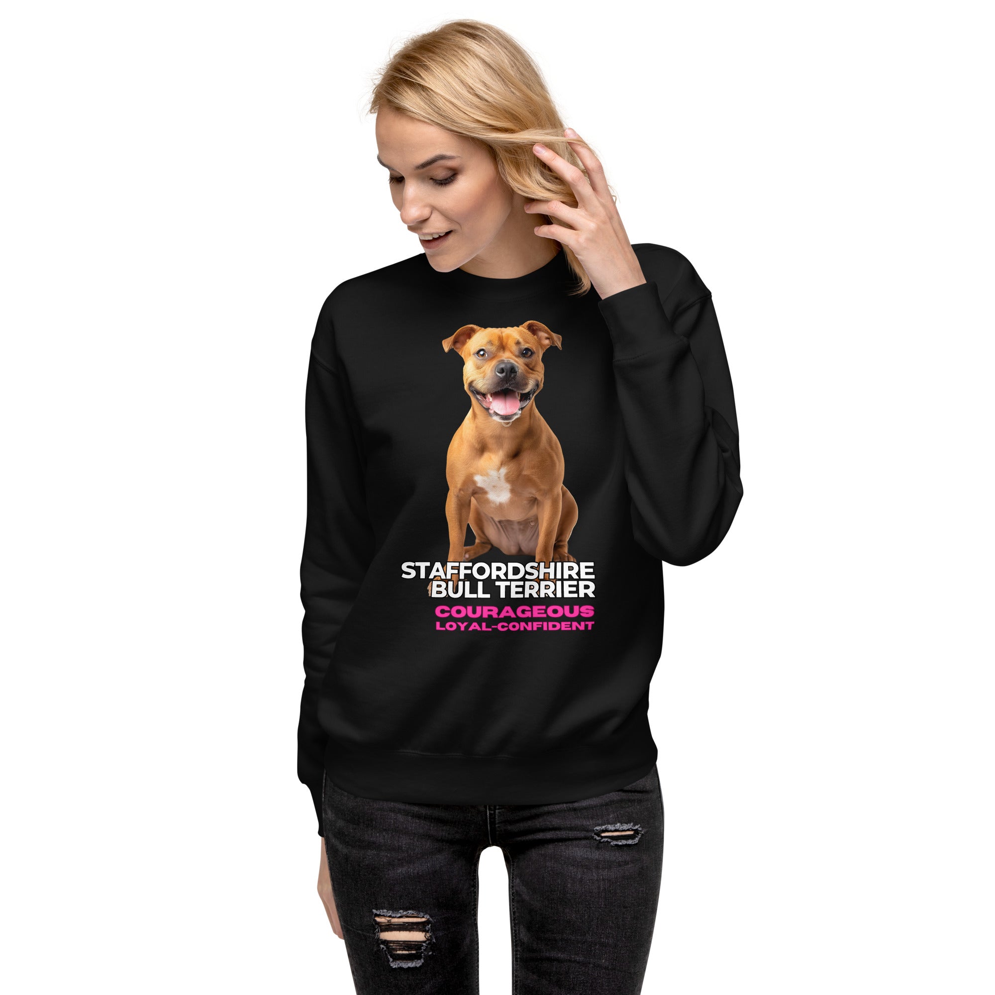 Staffordshire Bull Terrier Unisex Premium Sweatshirt