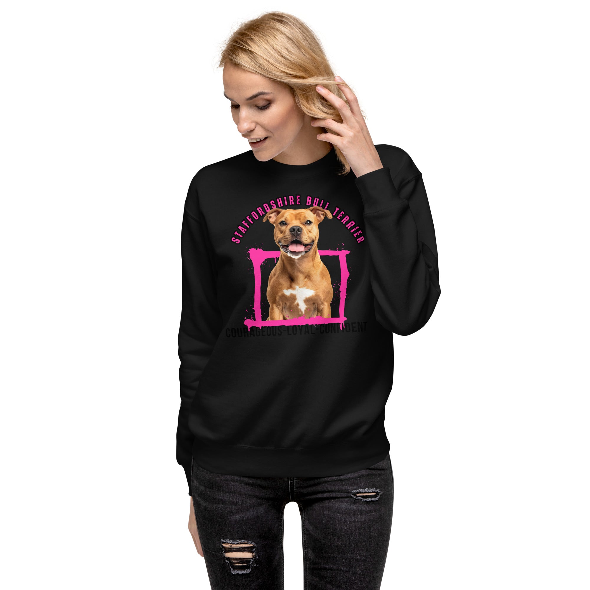 Staffordshire Bull Terrier Unisex Premium Sweatshirt