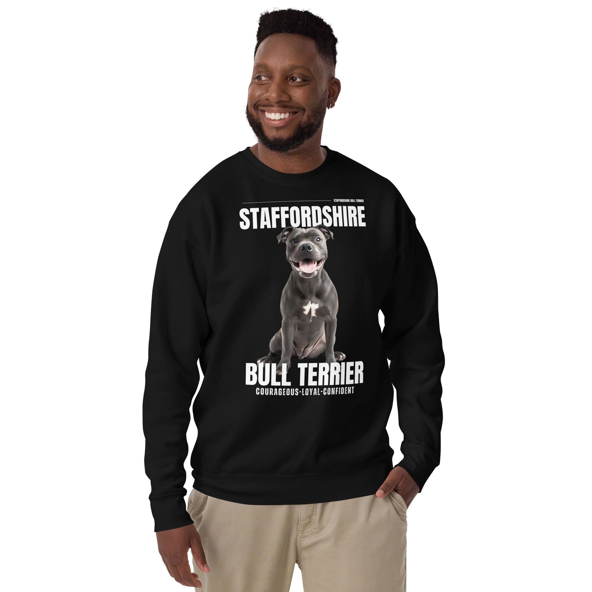 Staffordshire Bull Terrier Unisex Premium Sweatshirt