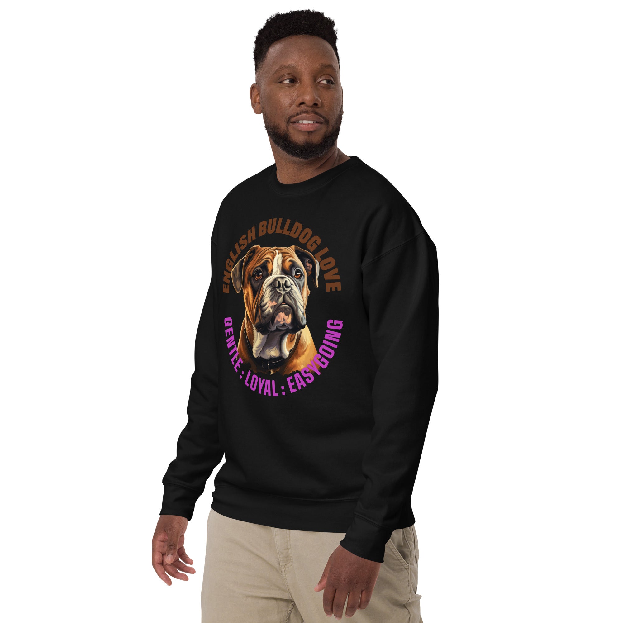 English Bulldog Unisex Premium Sweatshirt