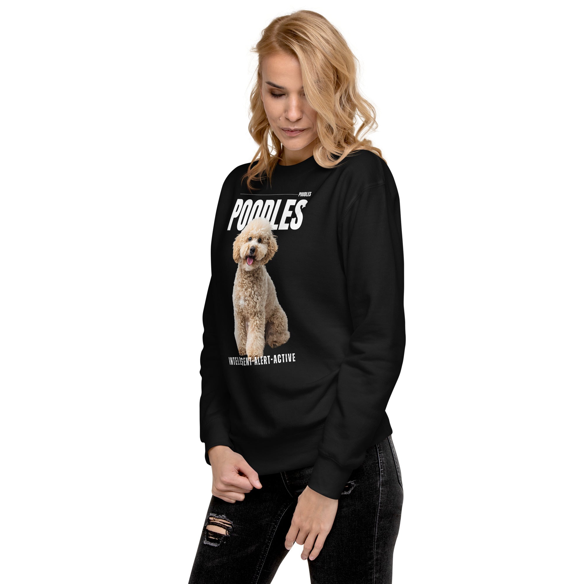 Poodle Unisex Premium Sweatshirt