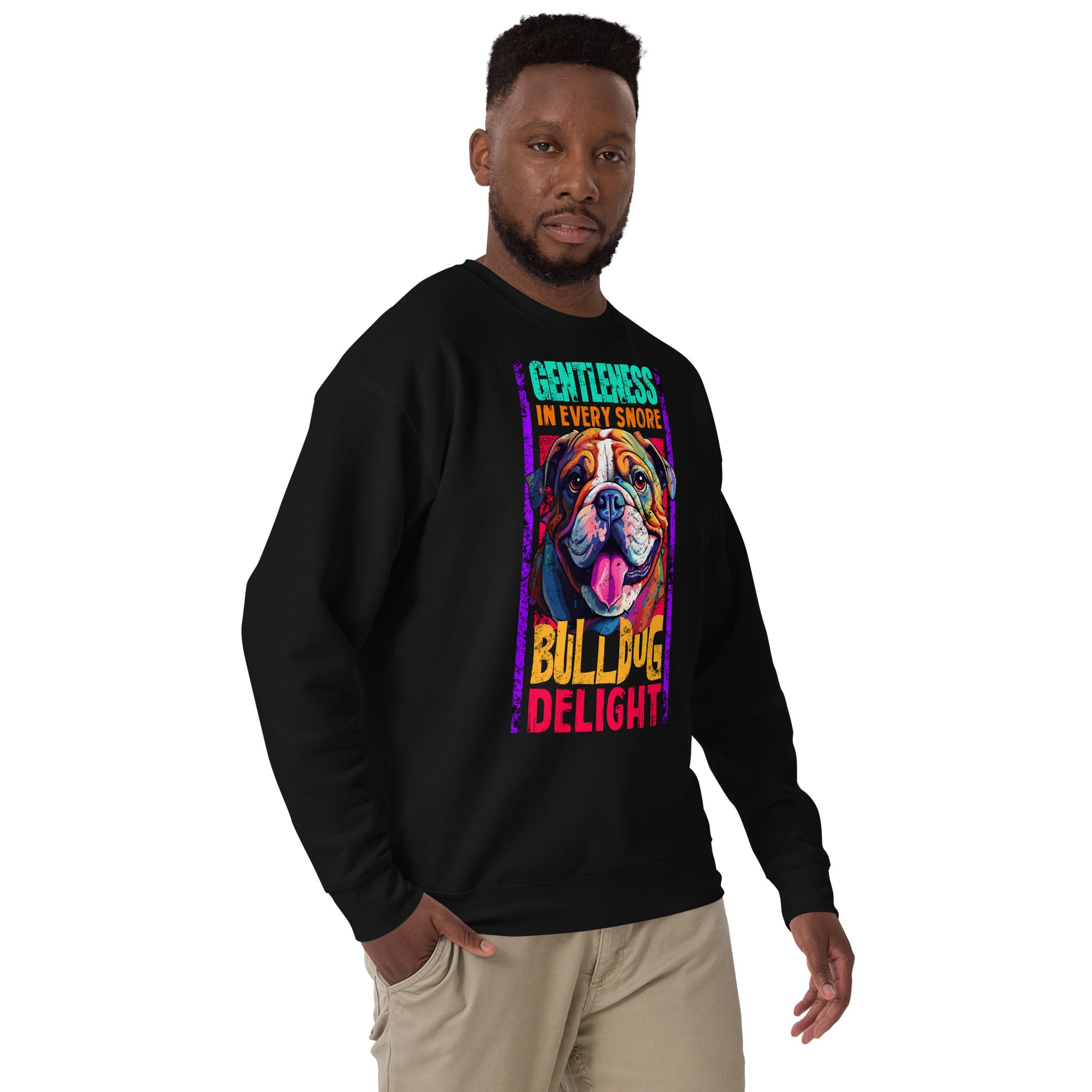 English Bulldog Unisex Premium Sweatshirt