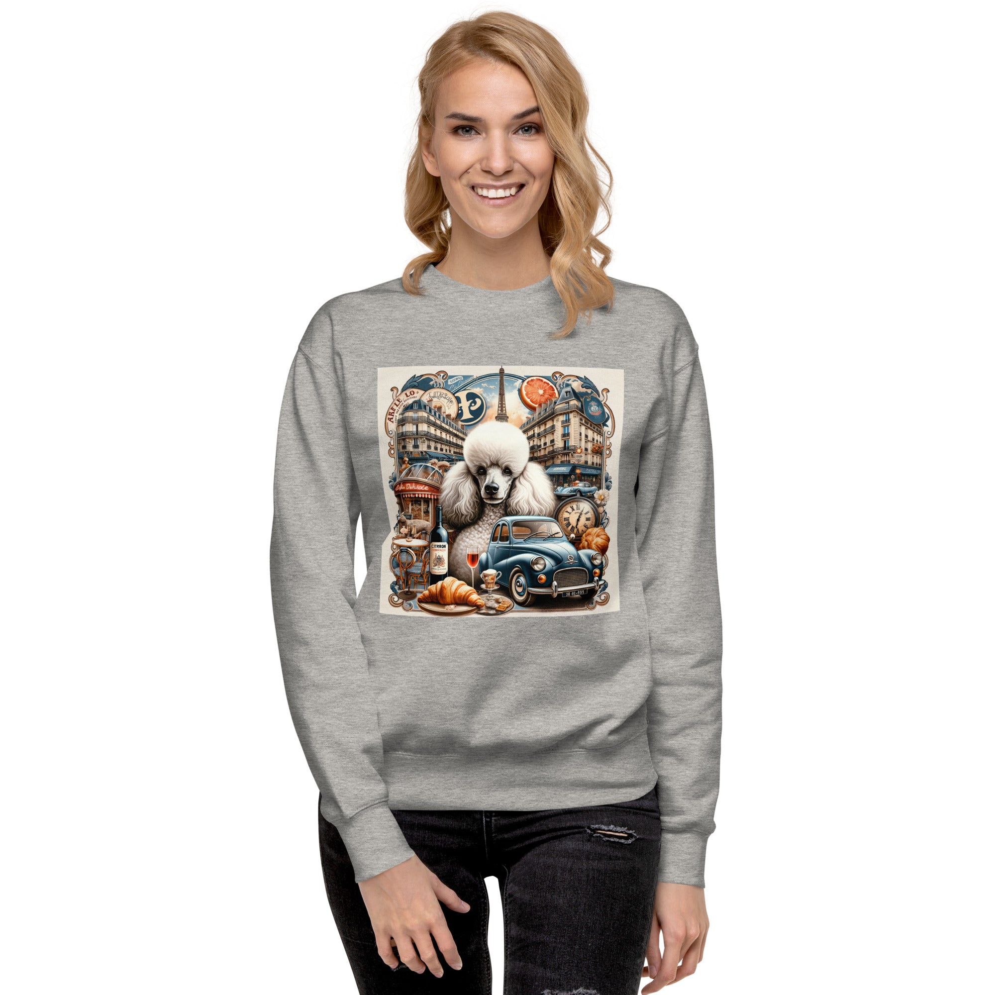 Poodle Unisex Premium Sweatshirt