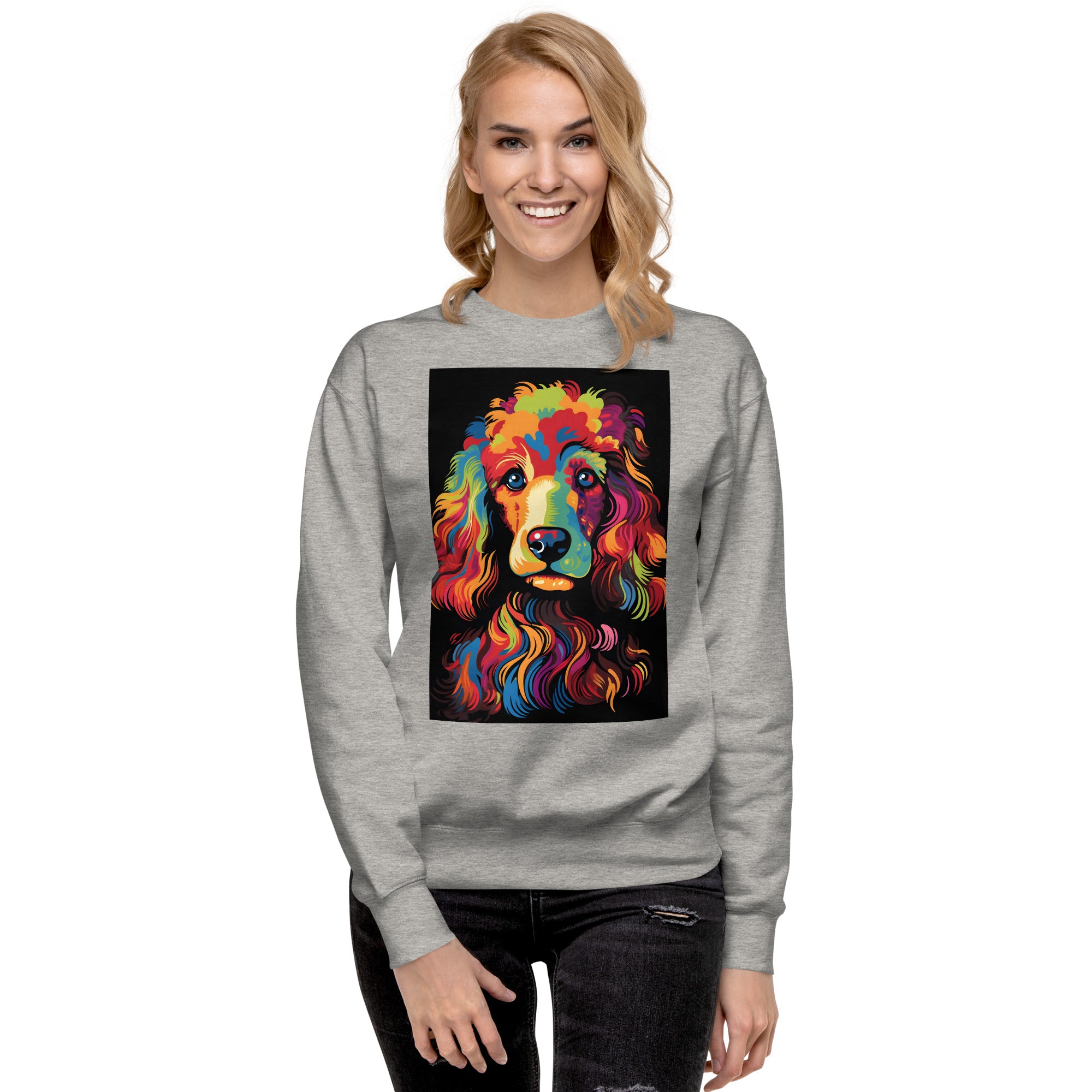 Poodle Unisex Premium Sweatshirt