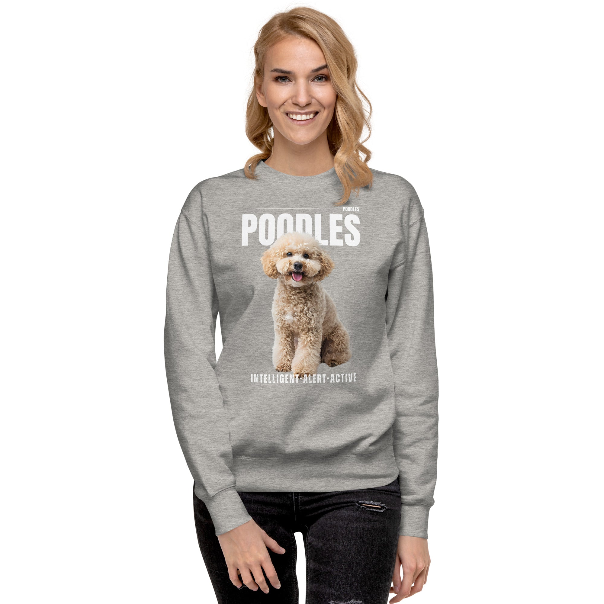 Poodle Unisex Premium Sweatshirt