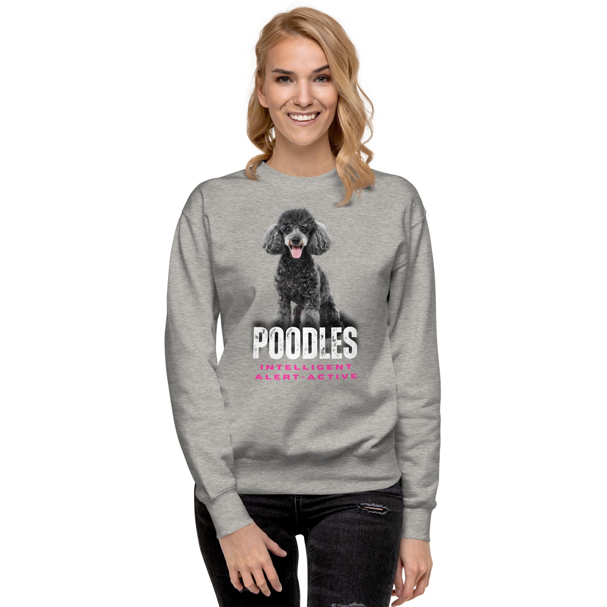 Poodle Unisex Premium Sweatshirt