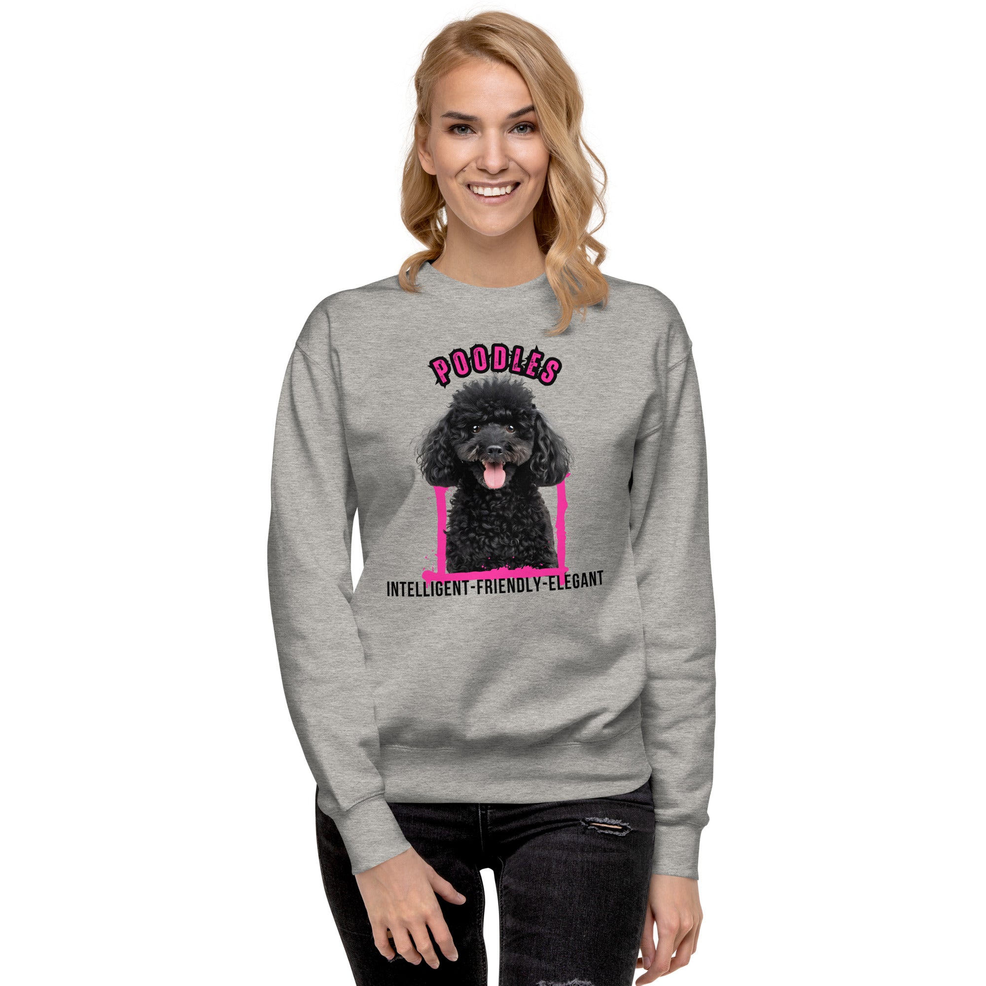 Poodle Unisex Premium Sweatshirt