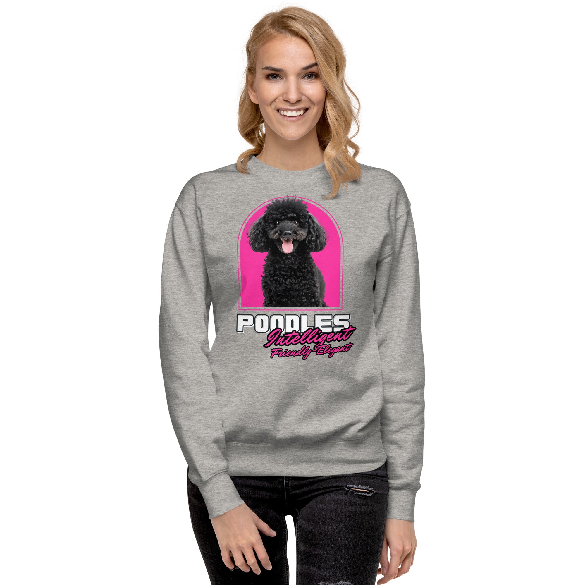 Poodle Unisex Premium Sweatshirt