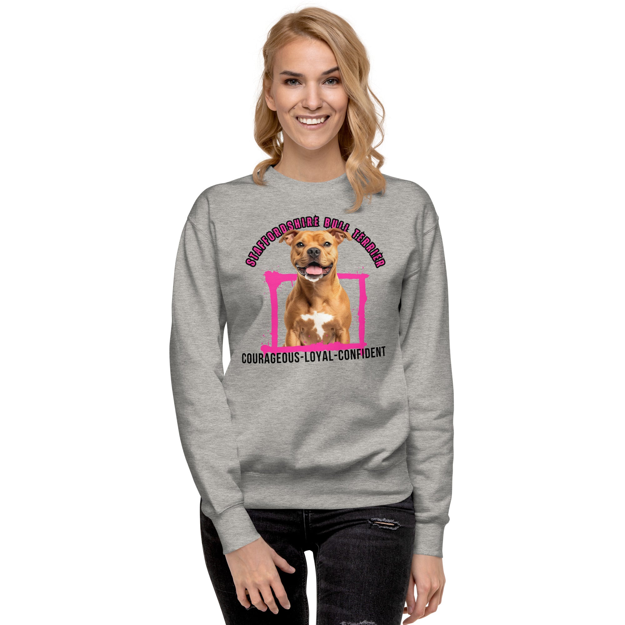 Staffordshire Bull Terrier Unisex Premium Sweatshirt