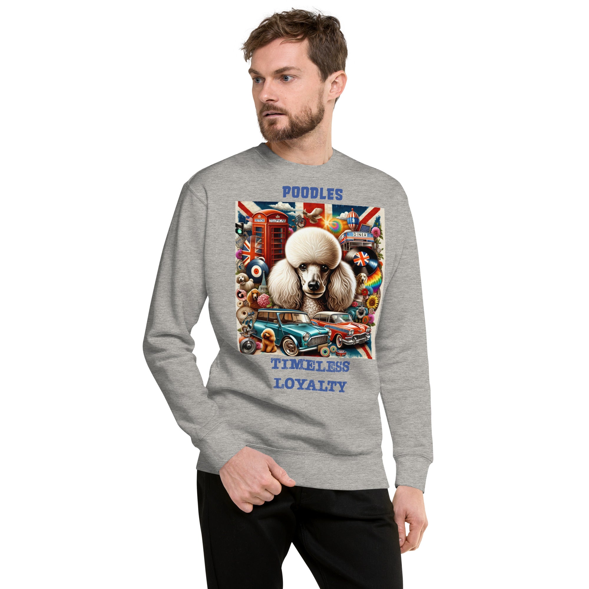 Poodle Unisex Premium Sweatshirt