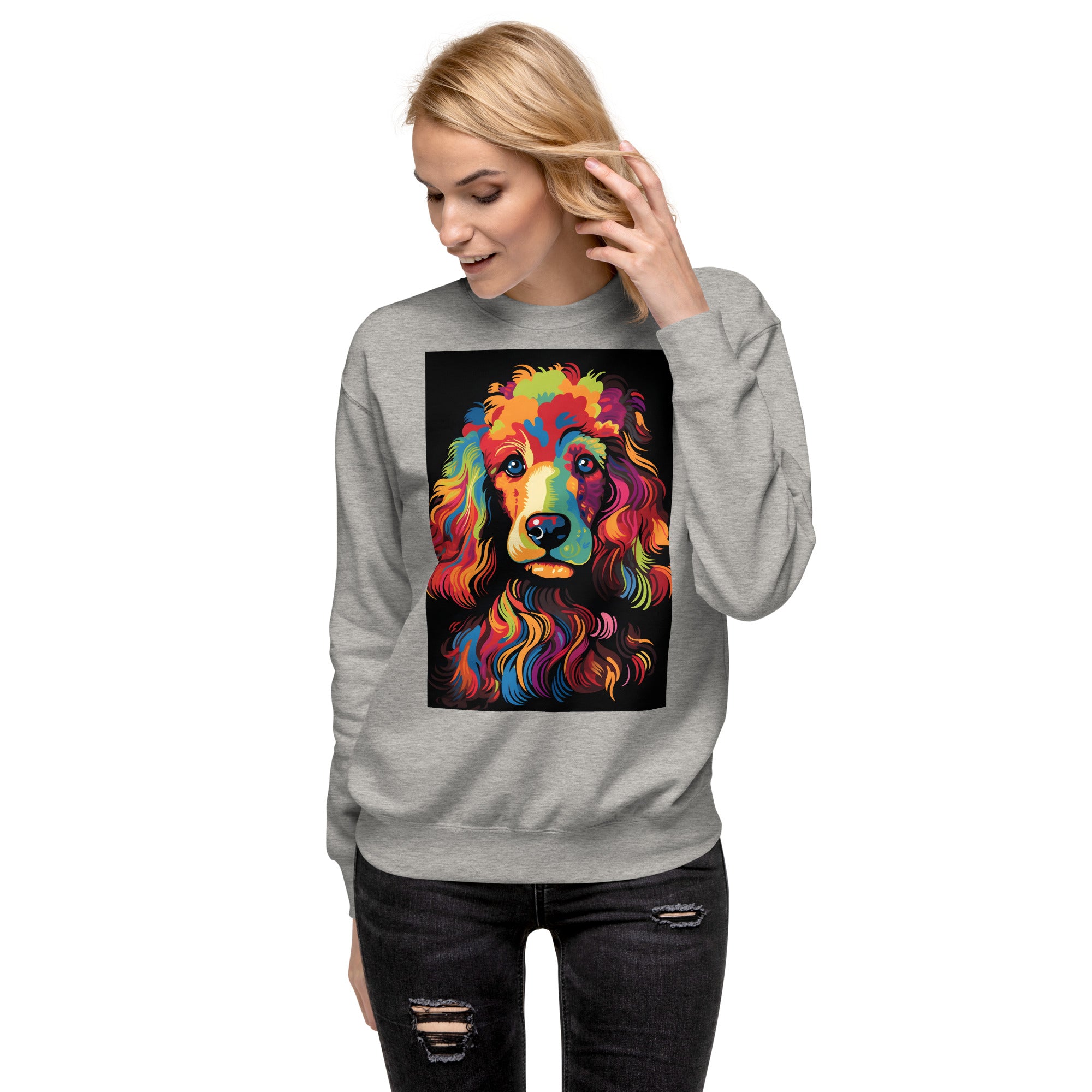 Poodle Unisex Premium Sweatshirt