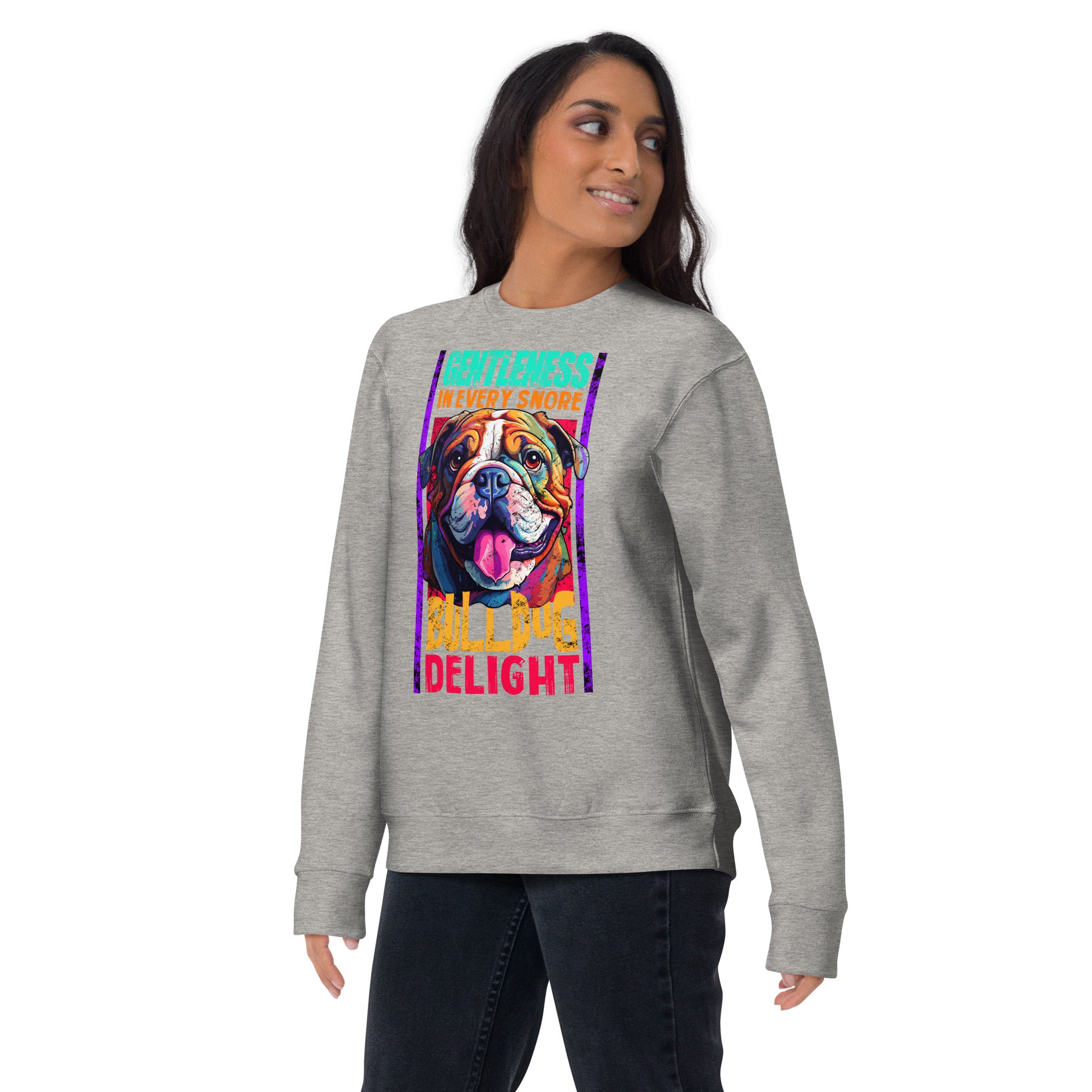 English Bulldog Unisex Premium Sweatshirt