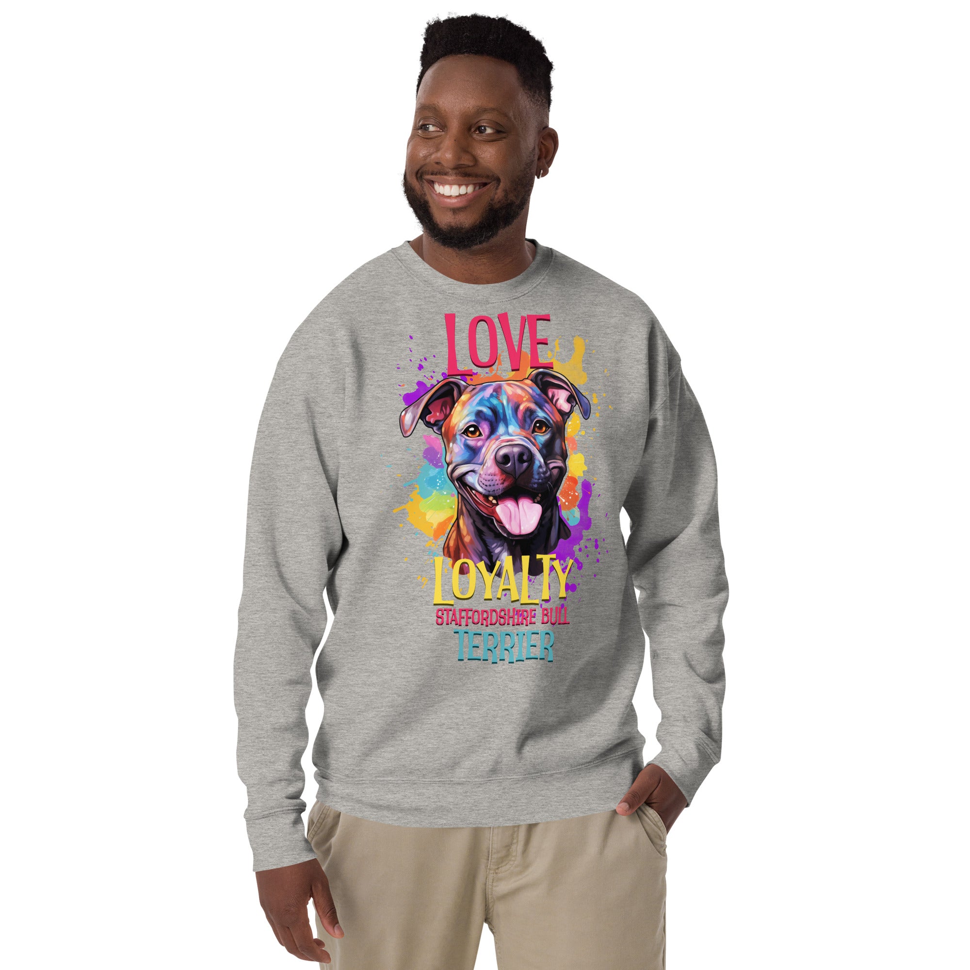 Staffordshire Bull Terrier Unisex Premium Sweatshirt