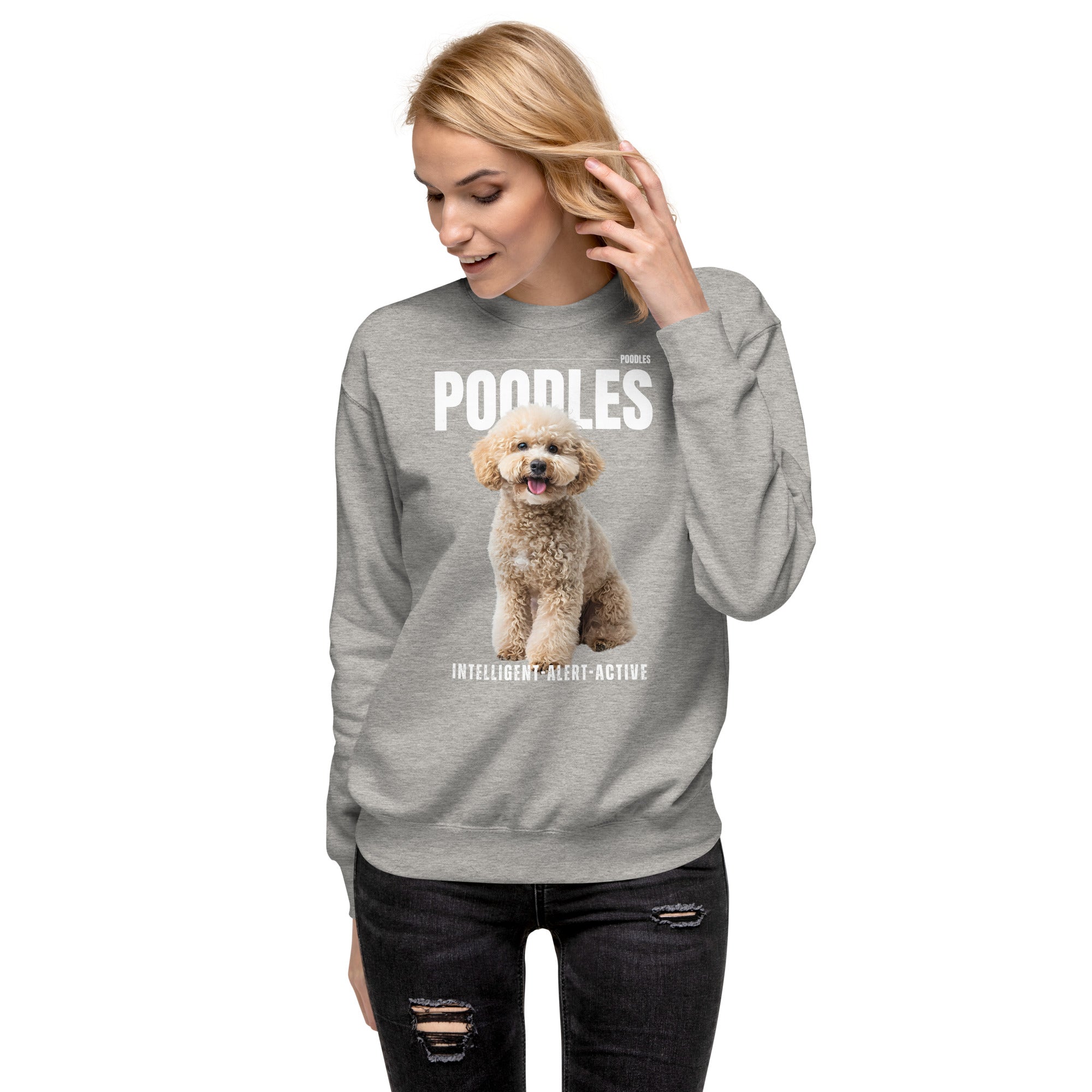 Poodle Unisex Premium Sweatshirt