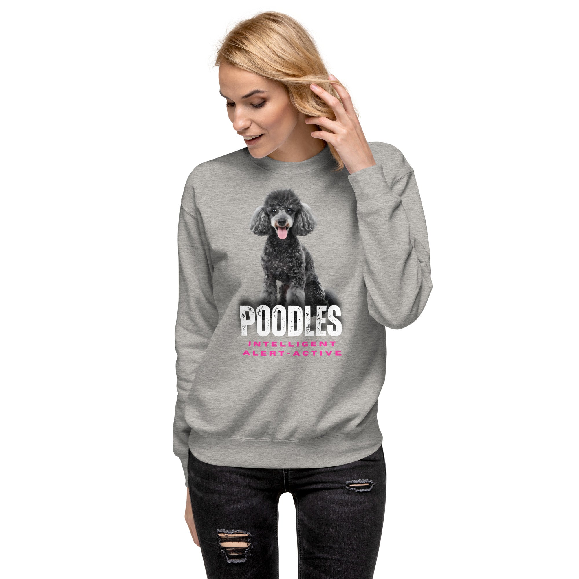 Poodle Unisex Premium Sweatshirt