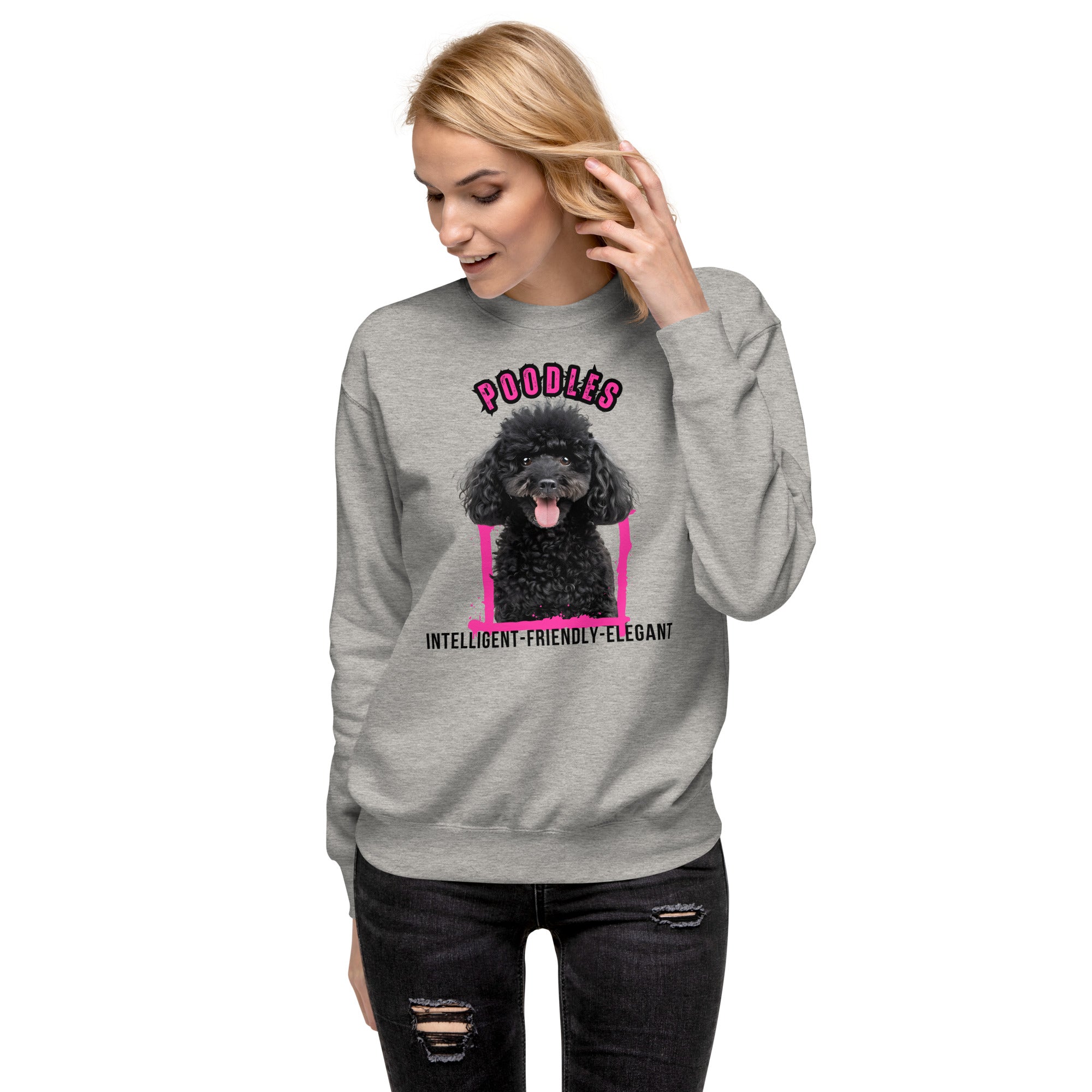 Poodle Unisex Premium Sweatshirt