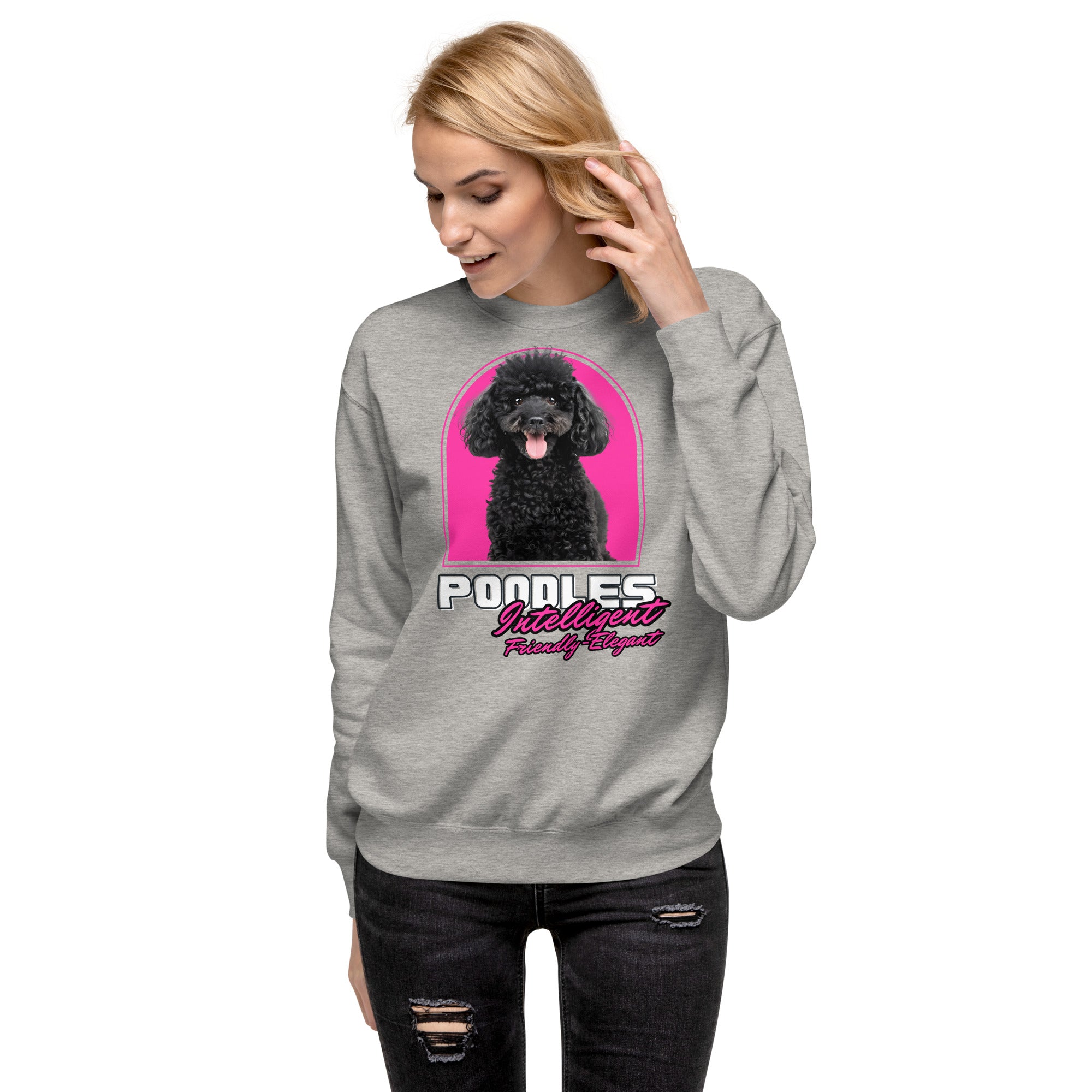 Poodle Unisex Premium Sweatshirt