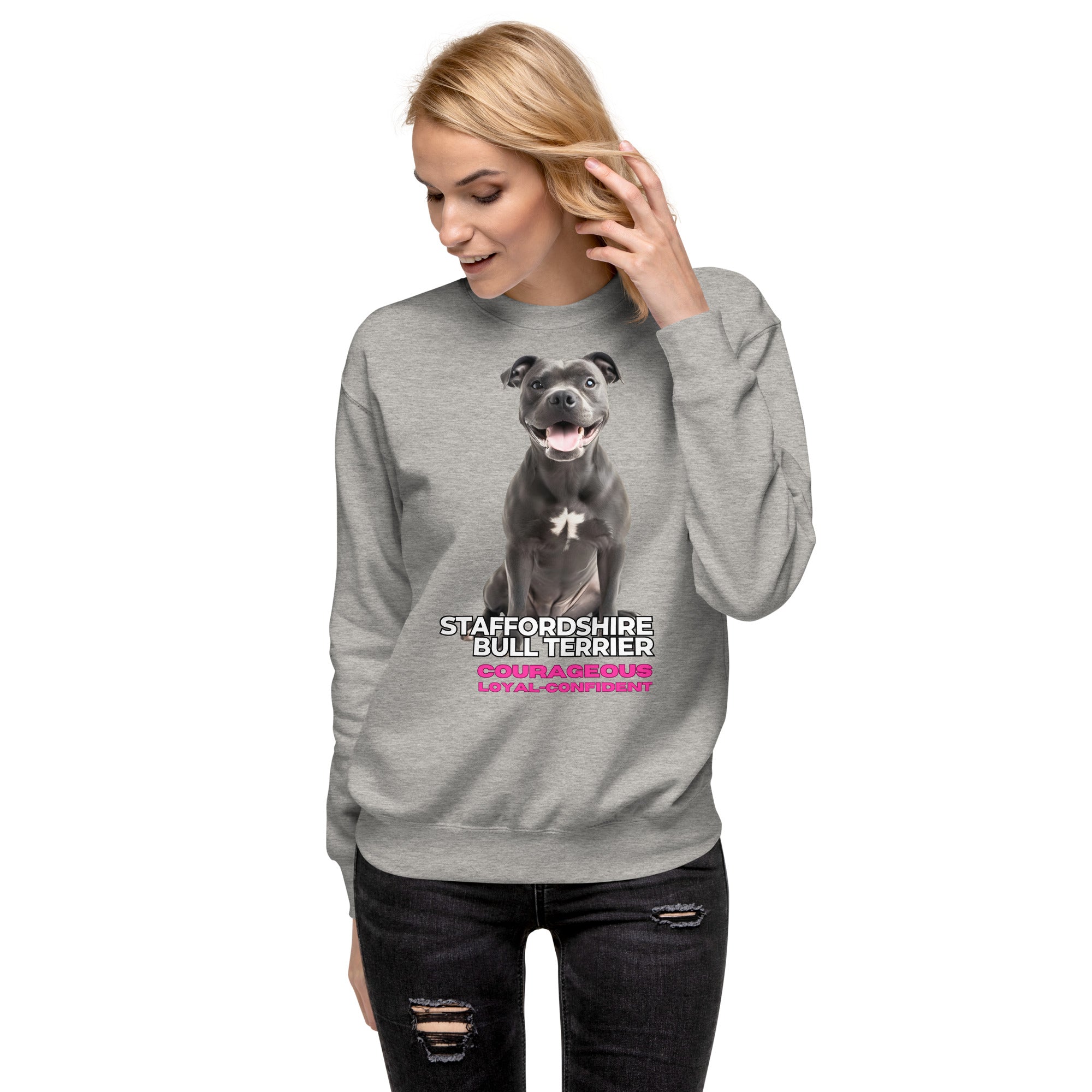 Staffordshire Bull Terrier Unisex Premium Sweatshirt