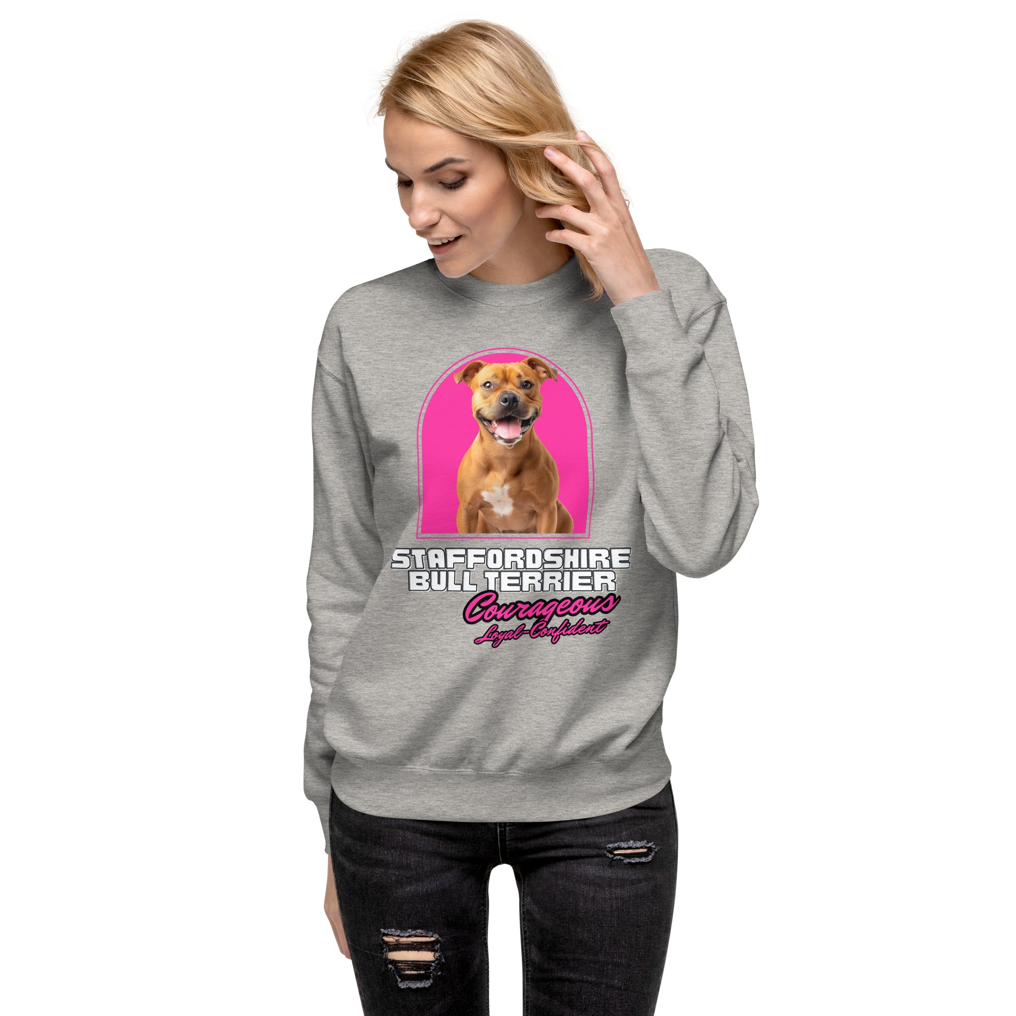 Staffordshire Bull Terrier Unisex Premium Sweatshirt