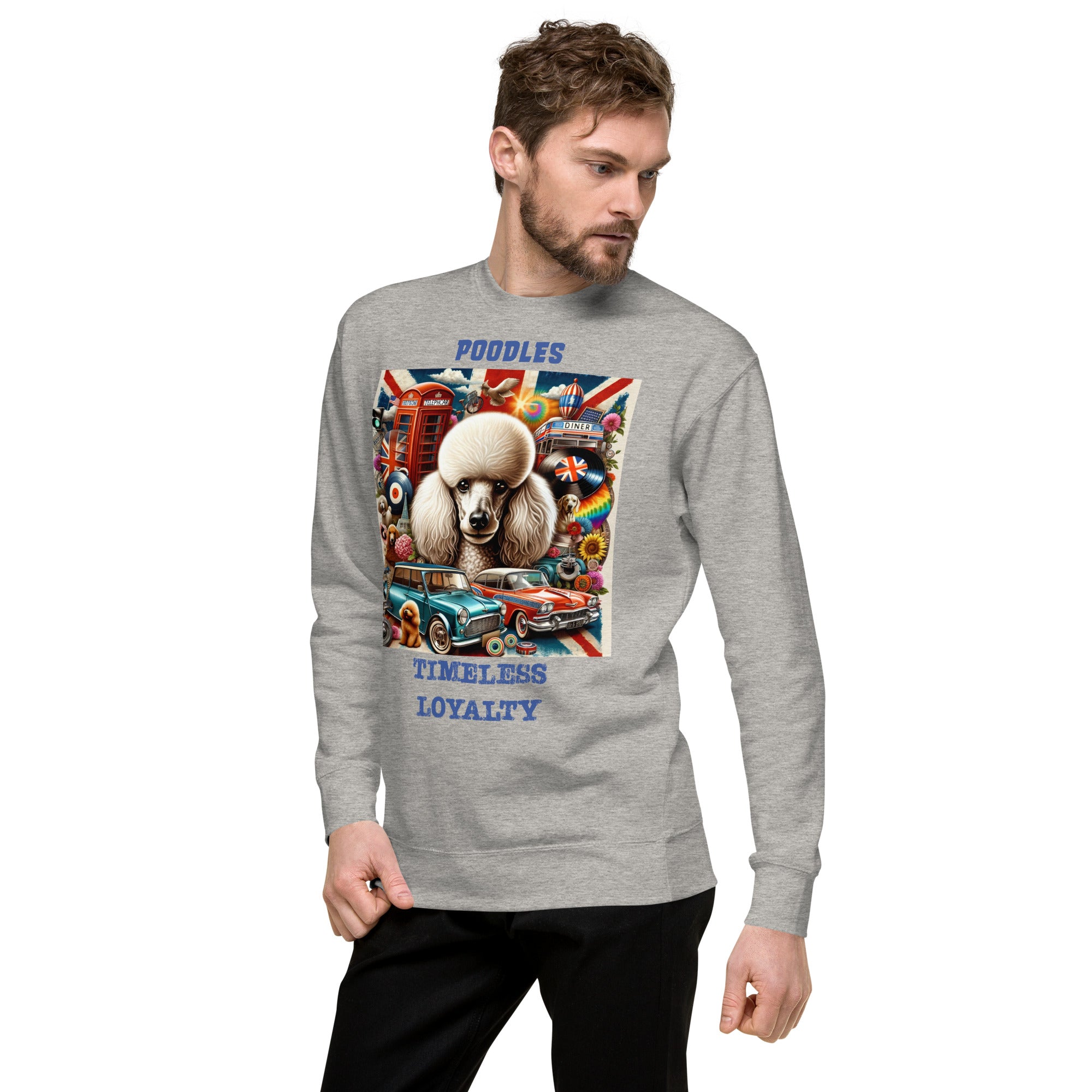 Poodle Unisex Premium Sweatshirt