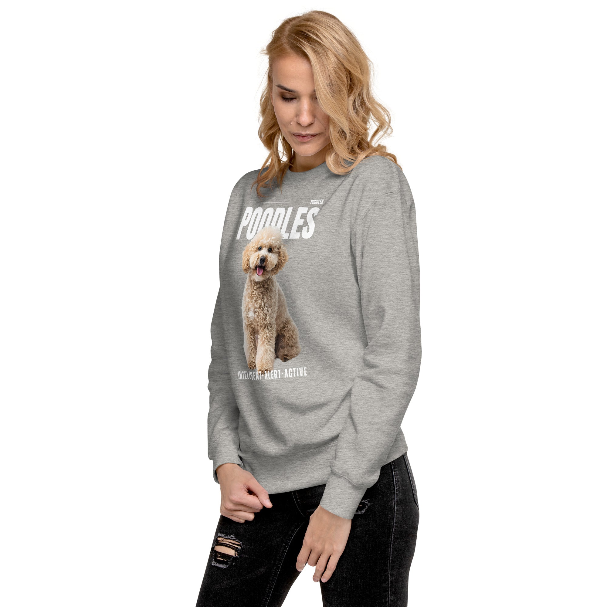 Poodle Unisex Premium Sweatshirt