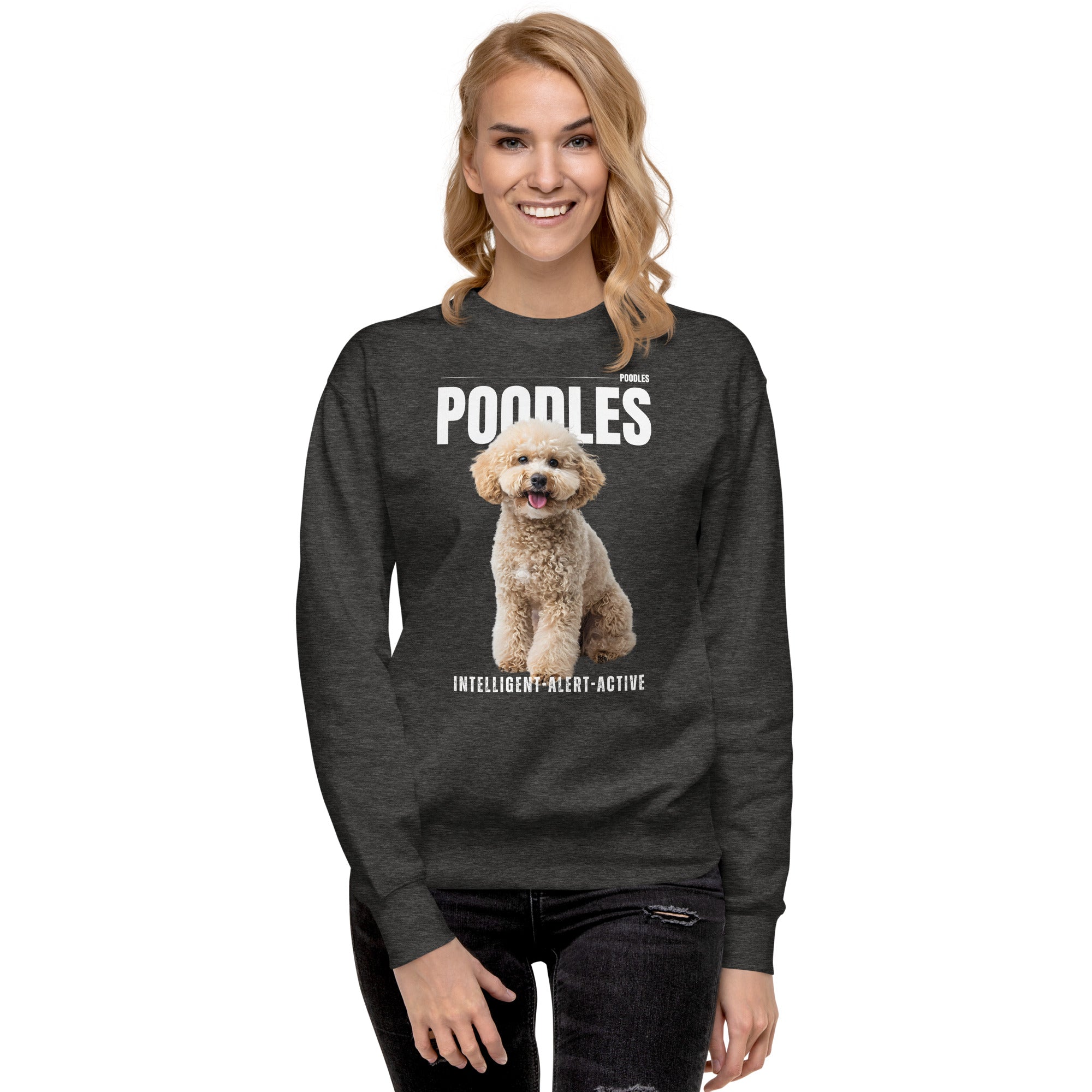 Poodle Unisex Premium Sweatshirt