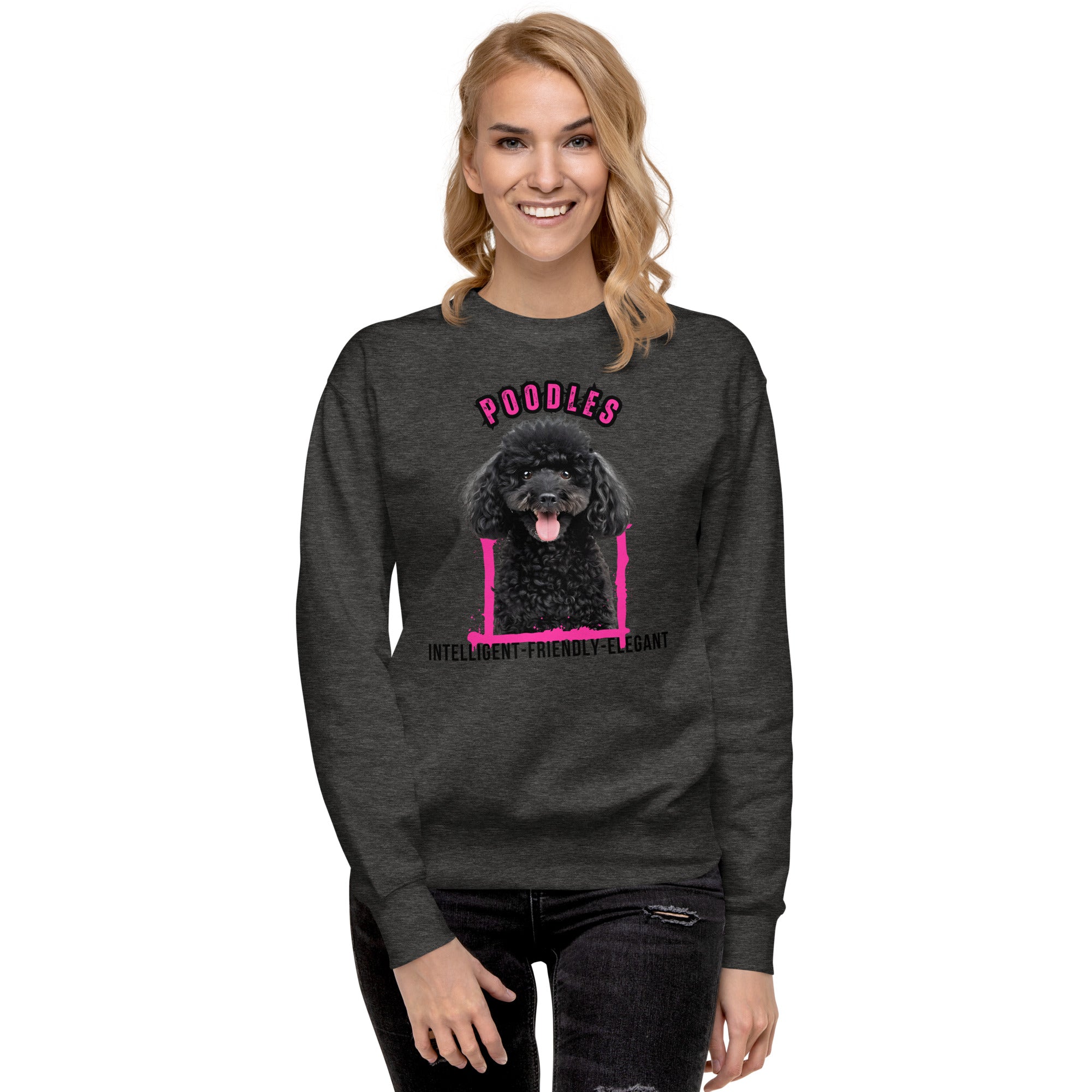 Poodle Unisex Premium Sweatshirt