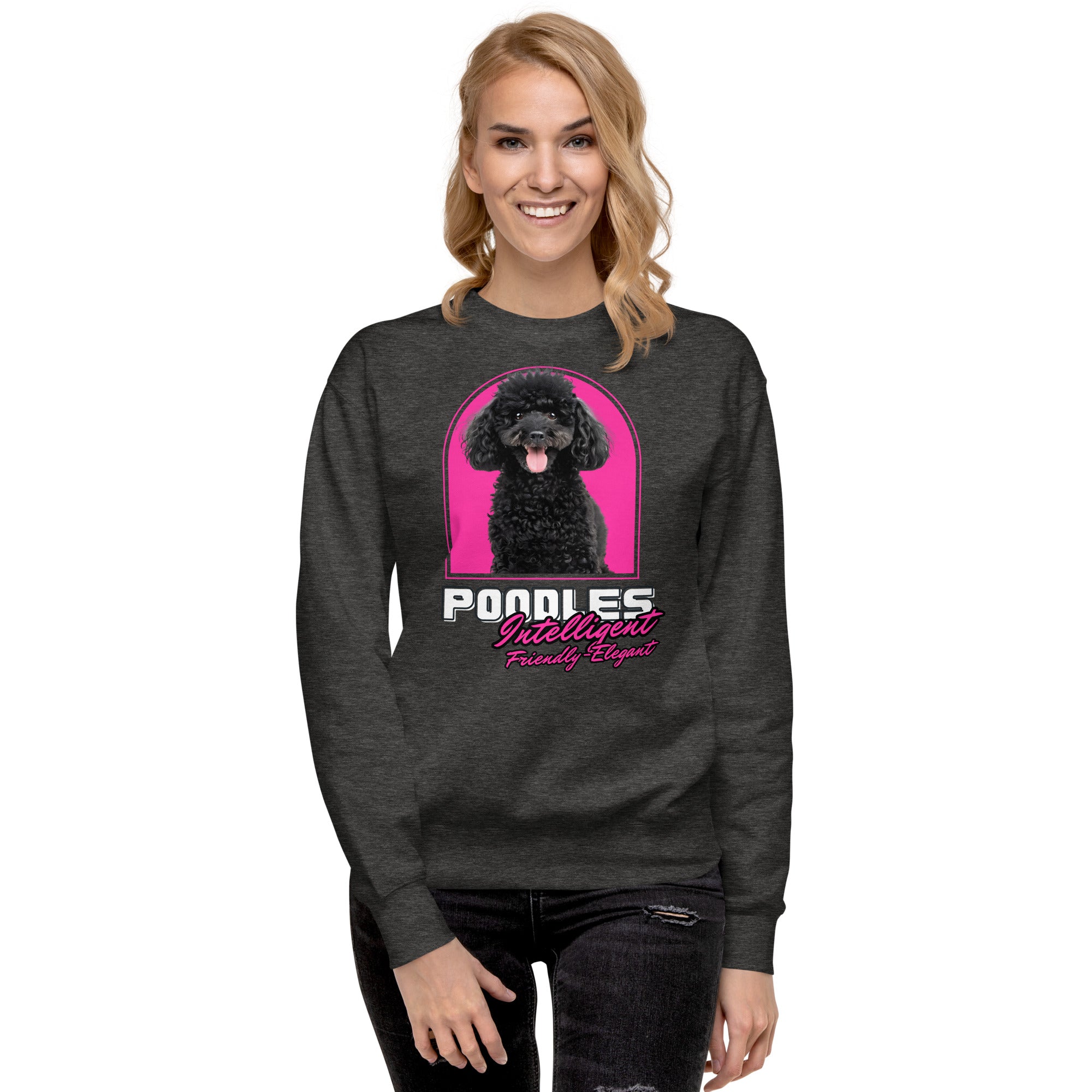 Poodle Unisex Premium Sweatshirt