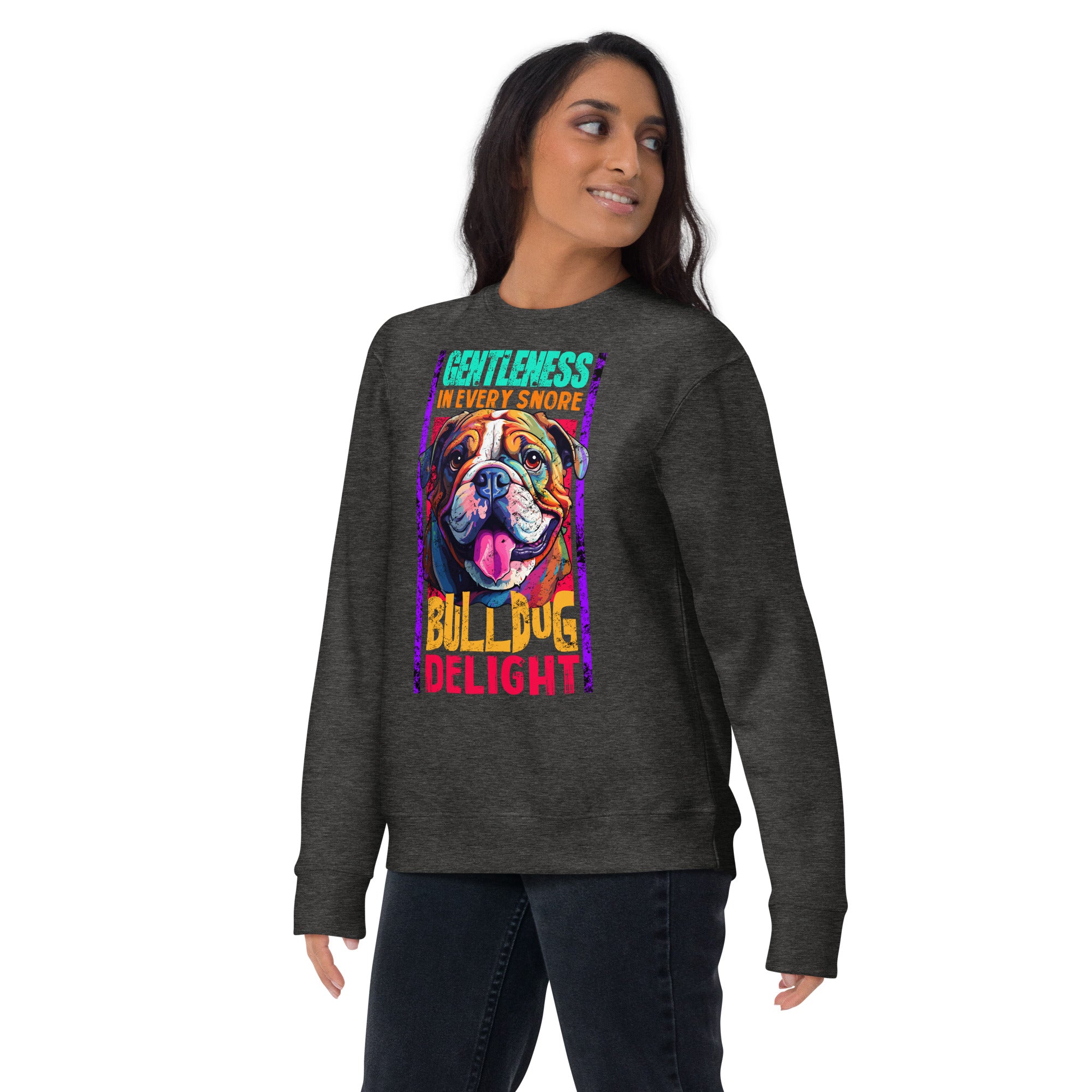 English Bulldog Unisex Premium Sweatshirt