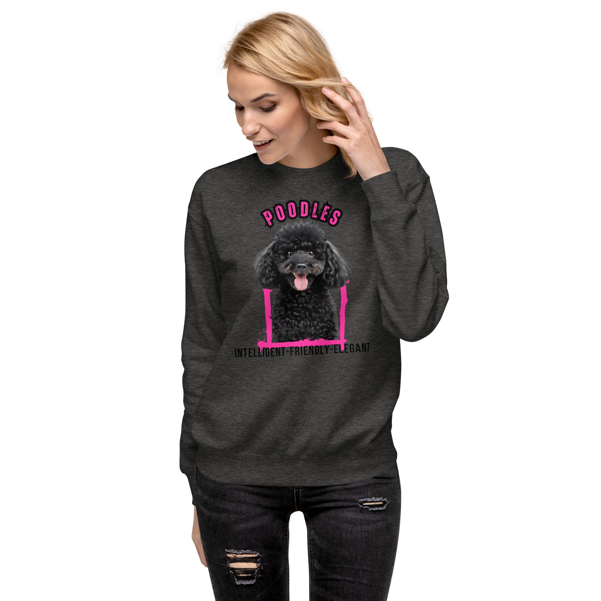 Poodle Unisex Premium Sweatshirt