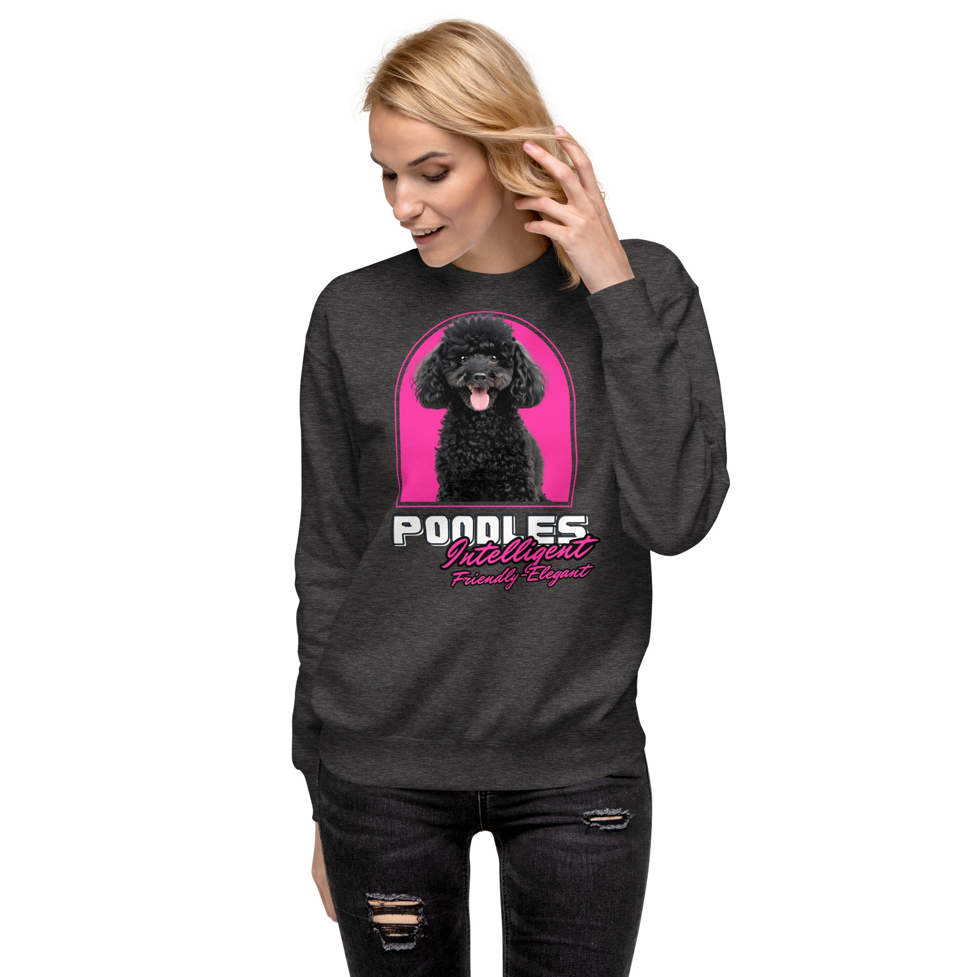 Poodle Unisex Premium Sweatshirt