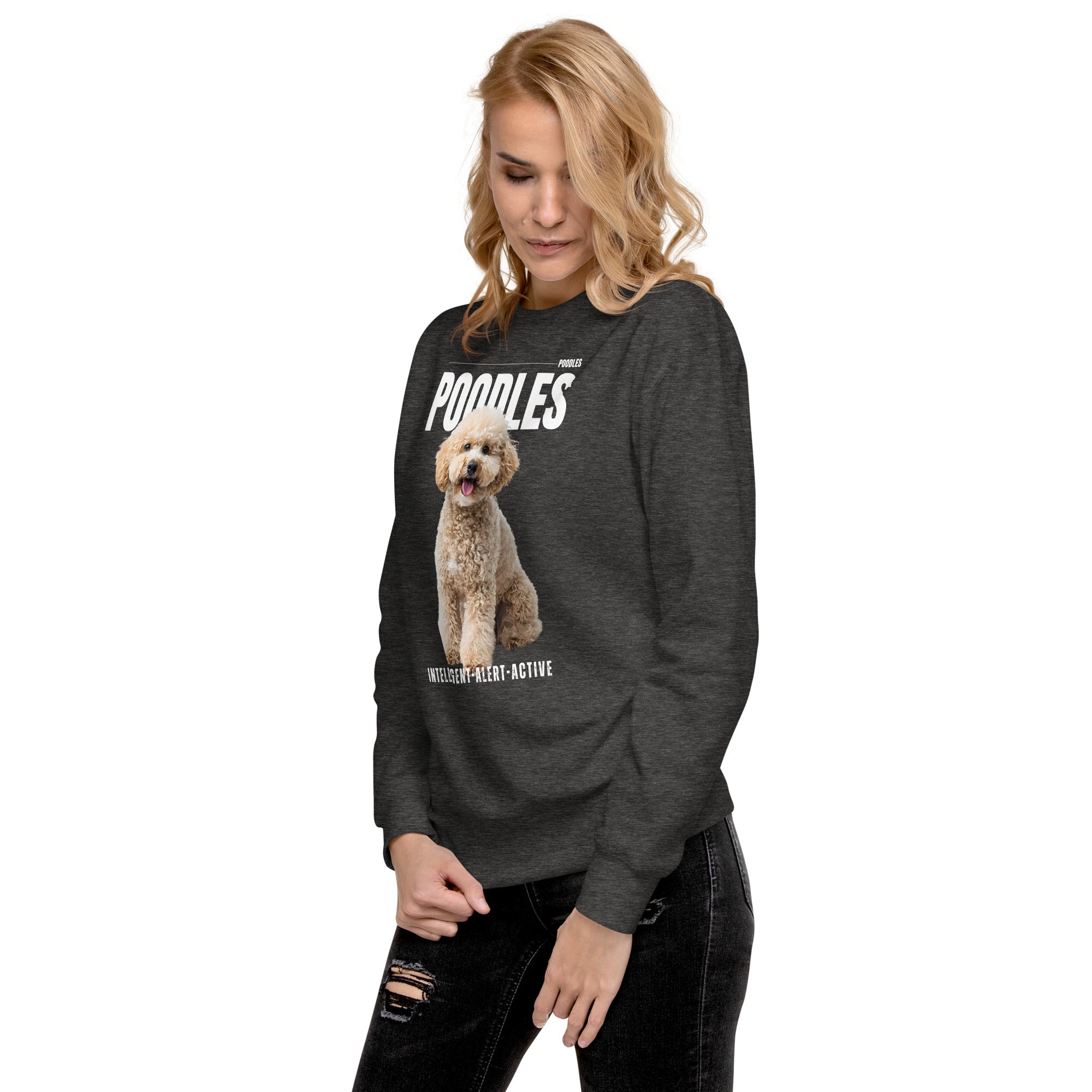 Poodle Unisex Premium Sweatshirt