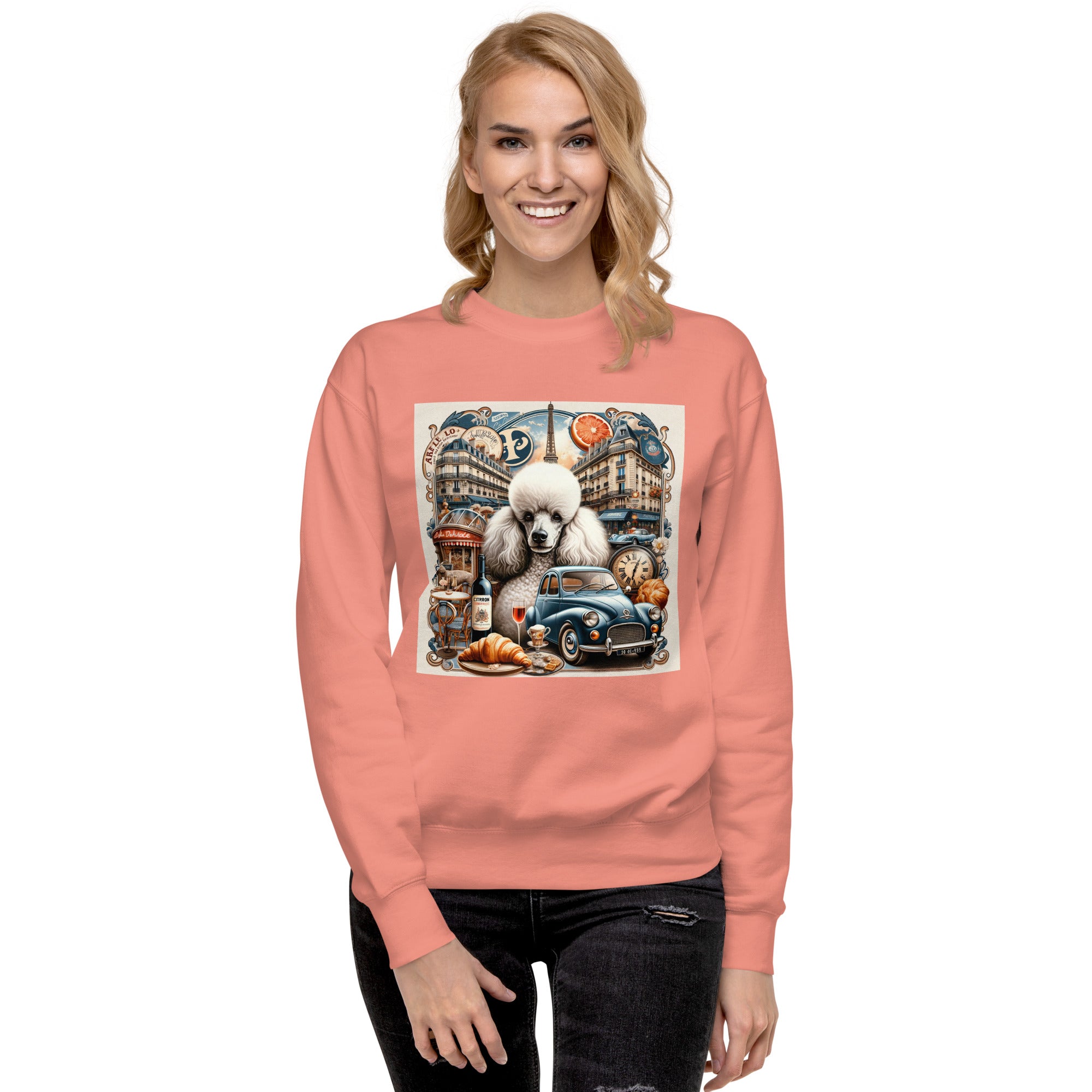 Poodle Unisex Premium Sweatshirt