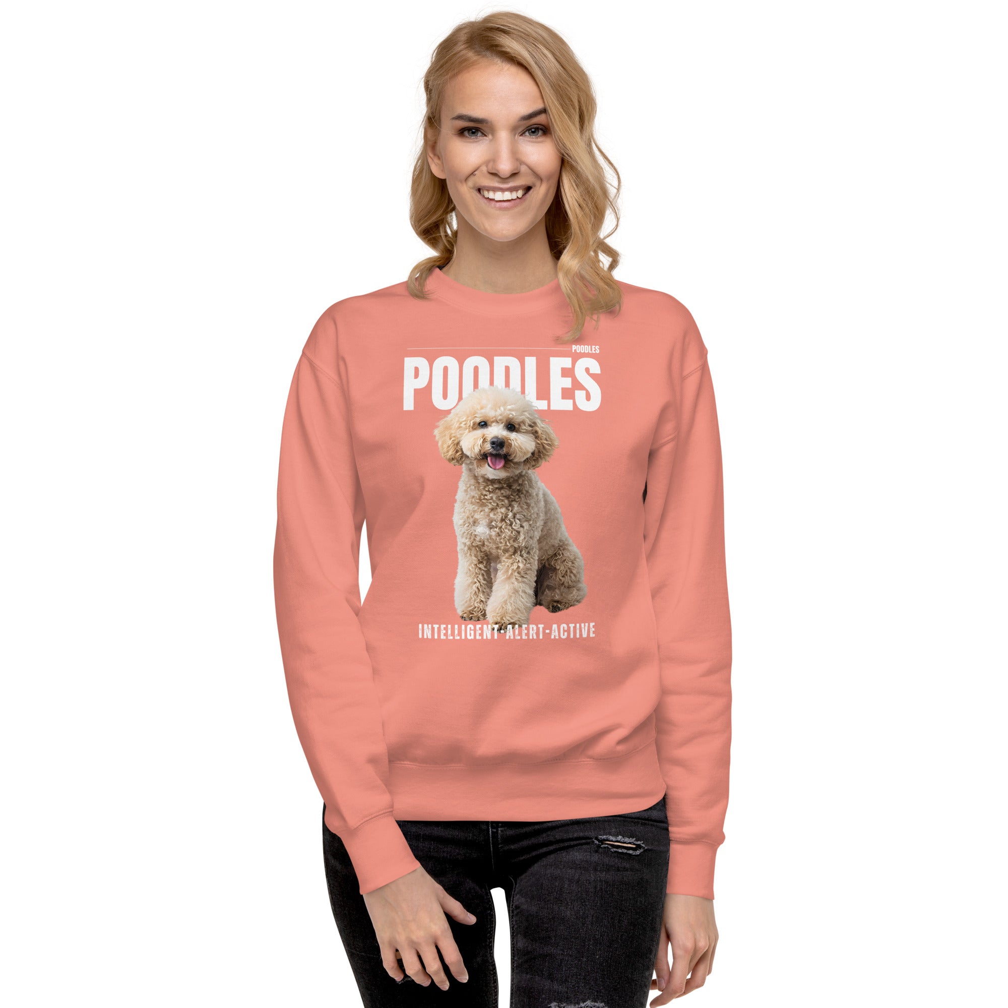 Poodle Unisex Premium Sweatshirt