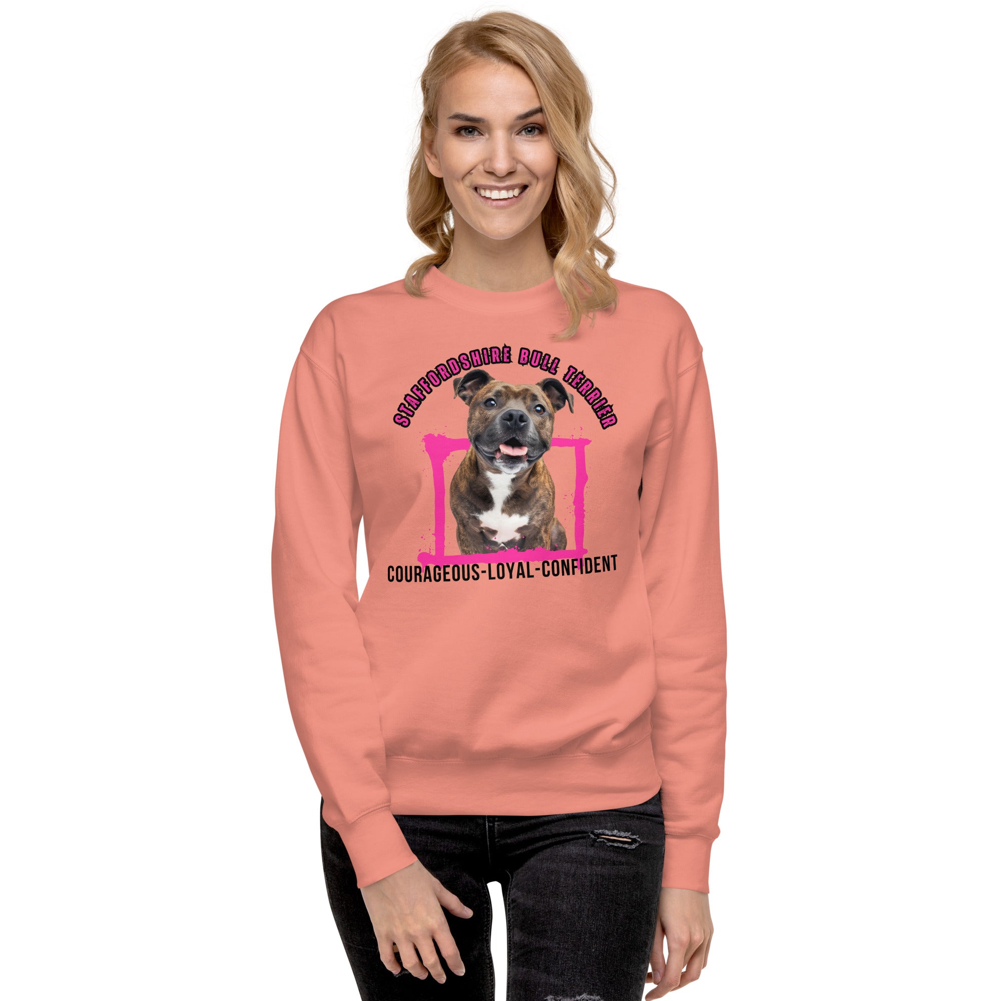 Staffordshire Bull Terrier Unisex Premium Sweatshirt