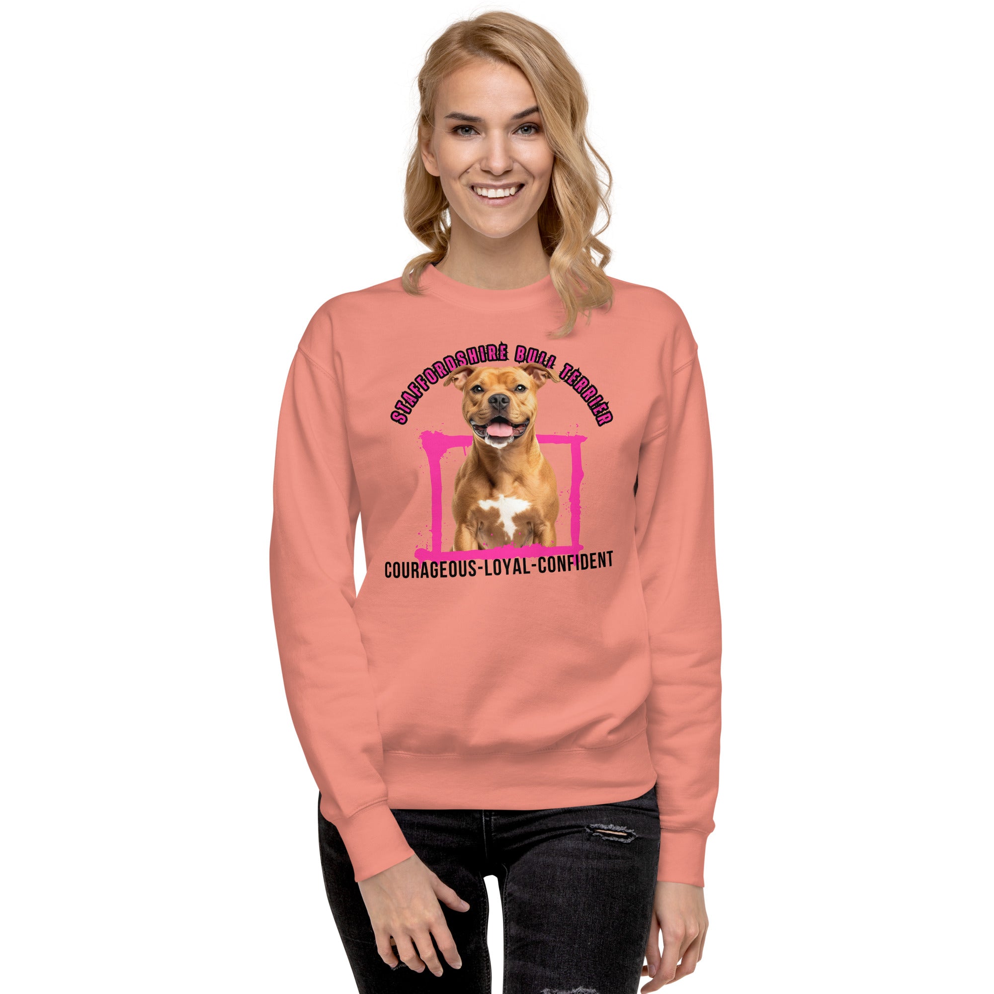 Staffordshire Bull Terrier Unisex Premium Sweatshirt