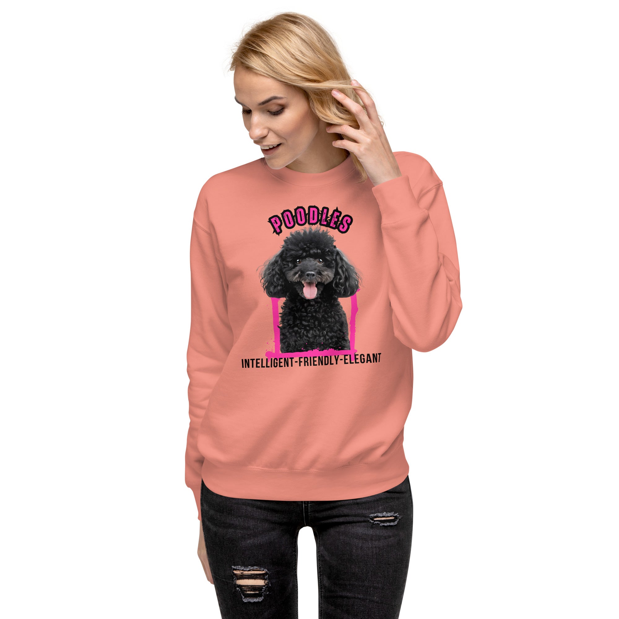 Poodle Unisex Premium Sweatshirt