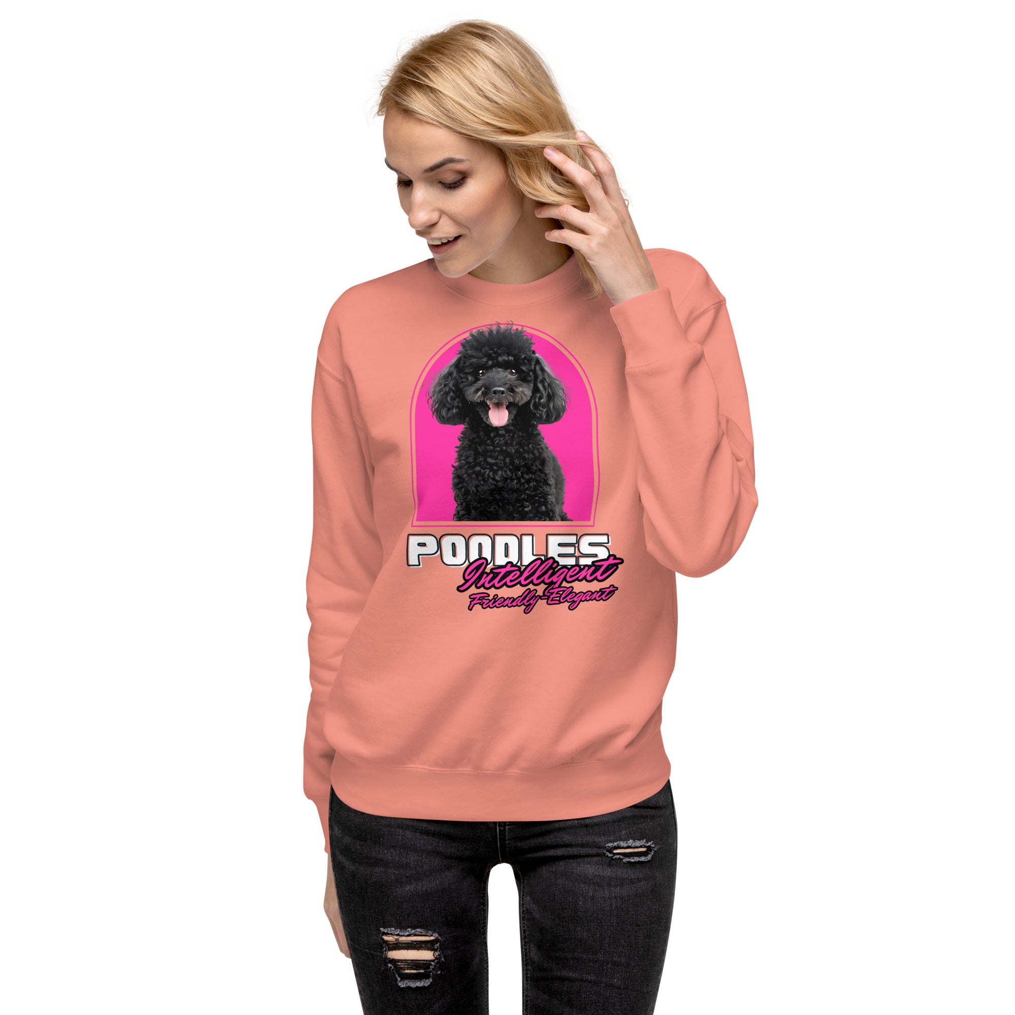 Poodle Unisex Premium Sweatshirt